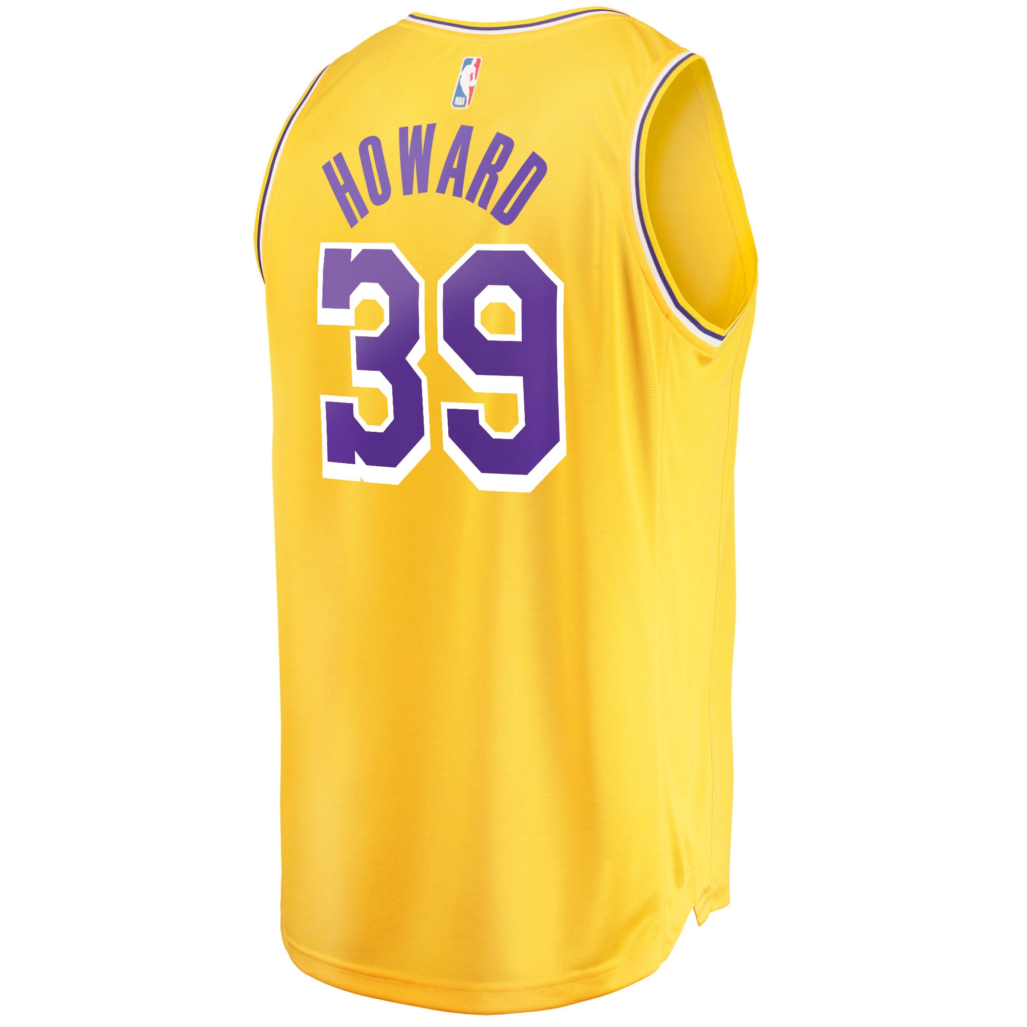Dwight Howard Los Angeles Lakers Fanatics Branded 2021/22 Fast Break Replica Jersey - Icon Edition - Gold - vstockx