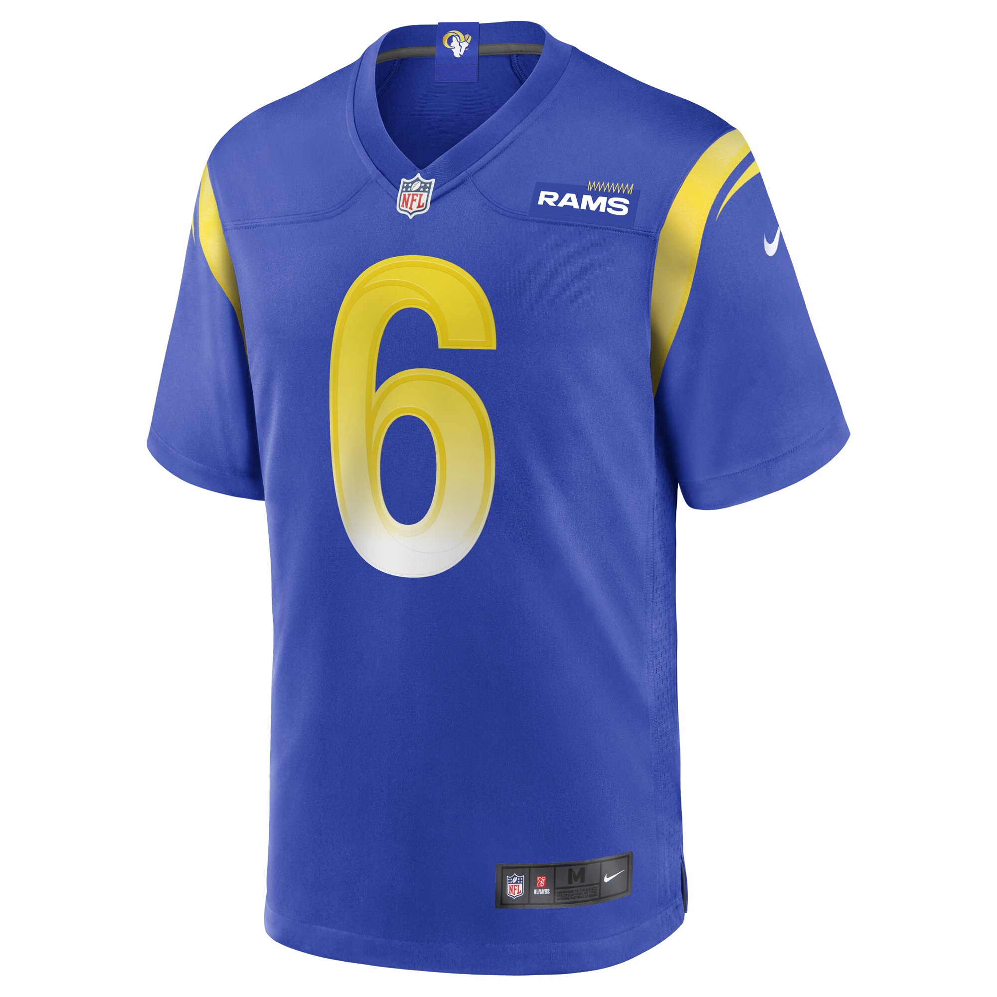 Johnny Hekker Los Angeles Rams Nike Game Player Jersey - Royal - vstockx