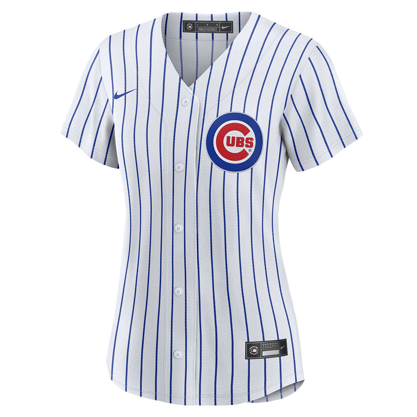 Women's Chicago Cubs White Home Replica Team Jersey - vstockx