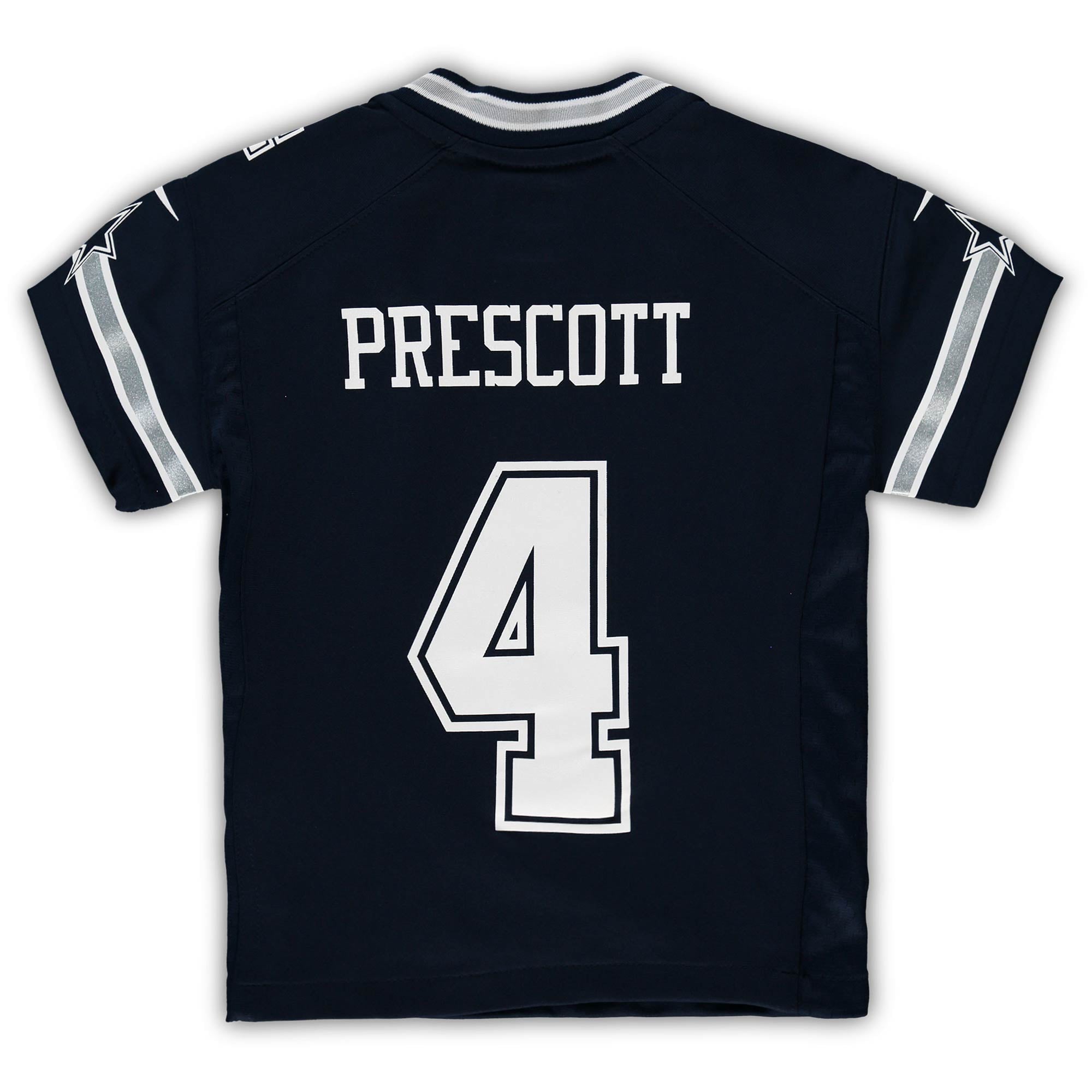 Preschool Nike Dak Prescott Navy Dallas Cowboys Team Game Jersey - vstockx