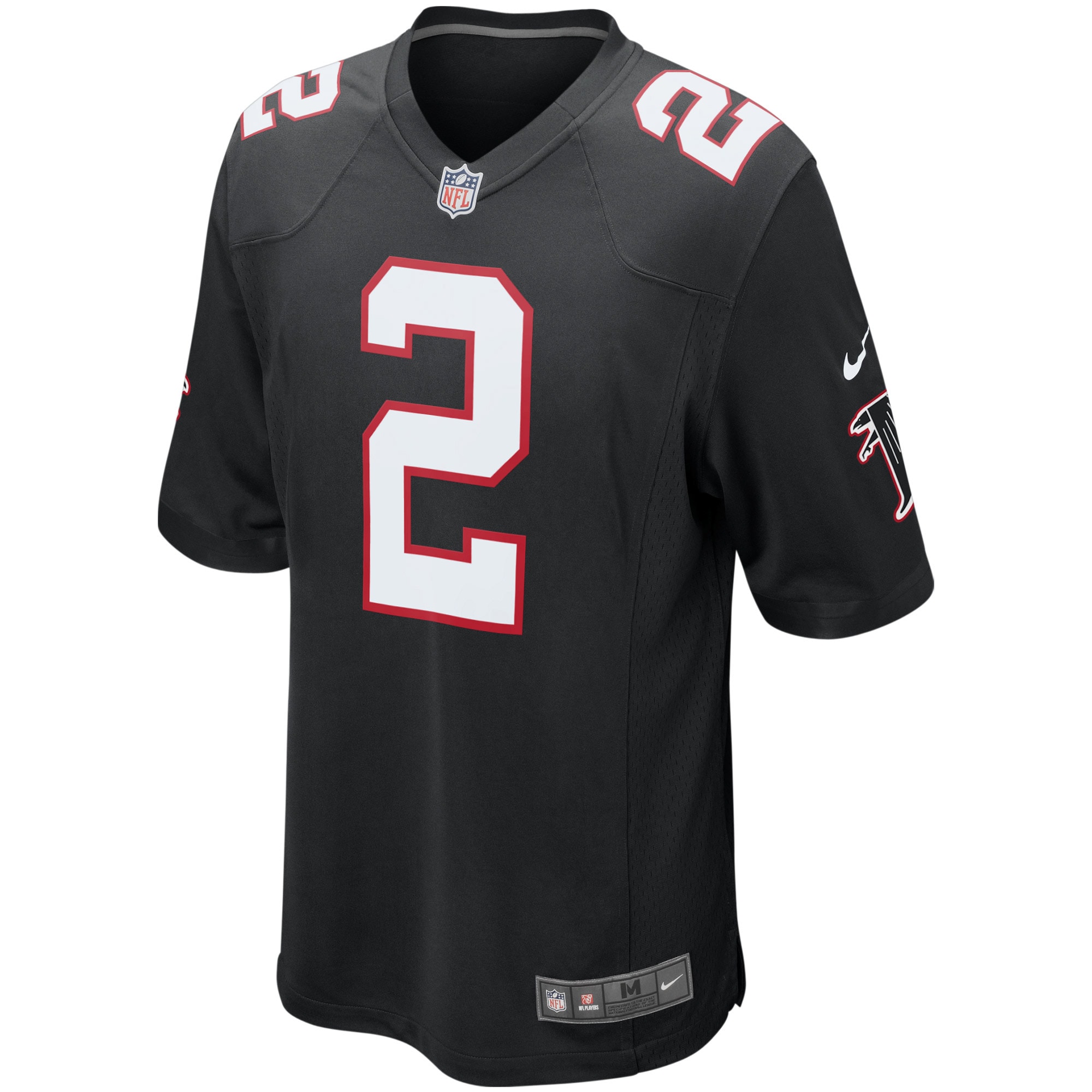 Matt Ryan Atlanta Falcons Nike Youth Alternate Game Jersey - Black - vstockx