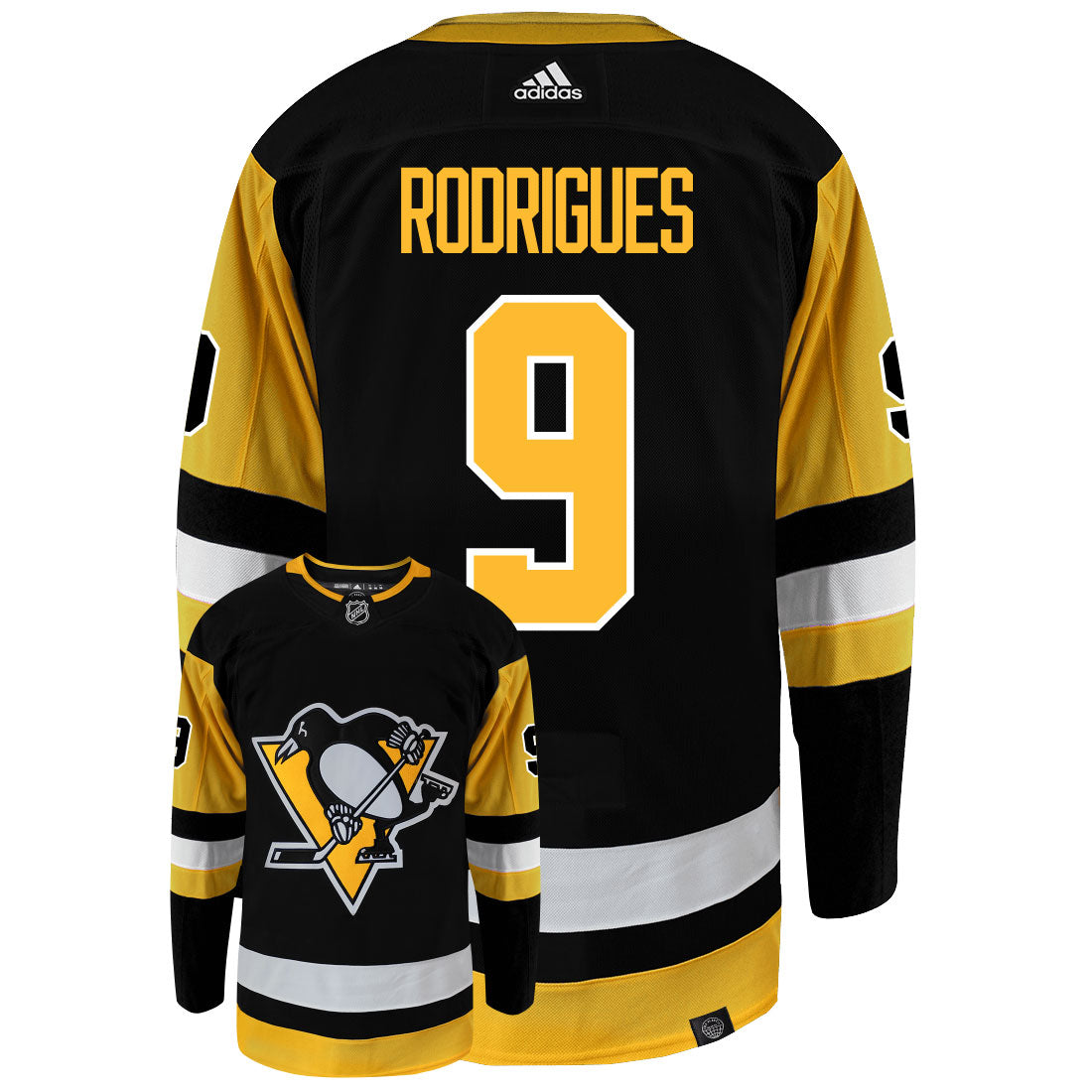 Evan Rodrigues Pittsburgh Penguins Adidas Primegreen Authentic NHL Hockey Jersey - vstockx