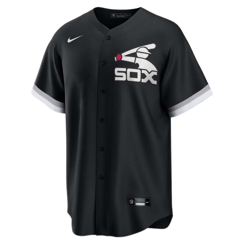 Men's Andrew Benintendi Chicago White Sox Black Alternate Spring Training Premium Stitch Replica Jersey - vstockx