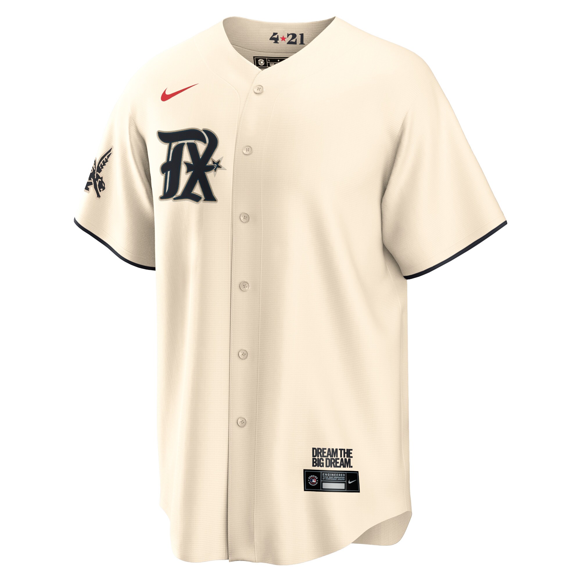 Corey Seager Texas Rangers Nike 2023 City Connect Replica Player Jersey - Cream - vstockx
