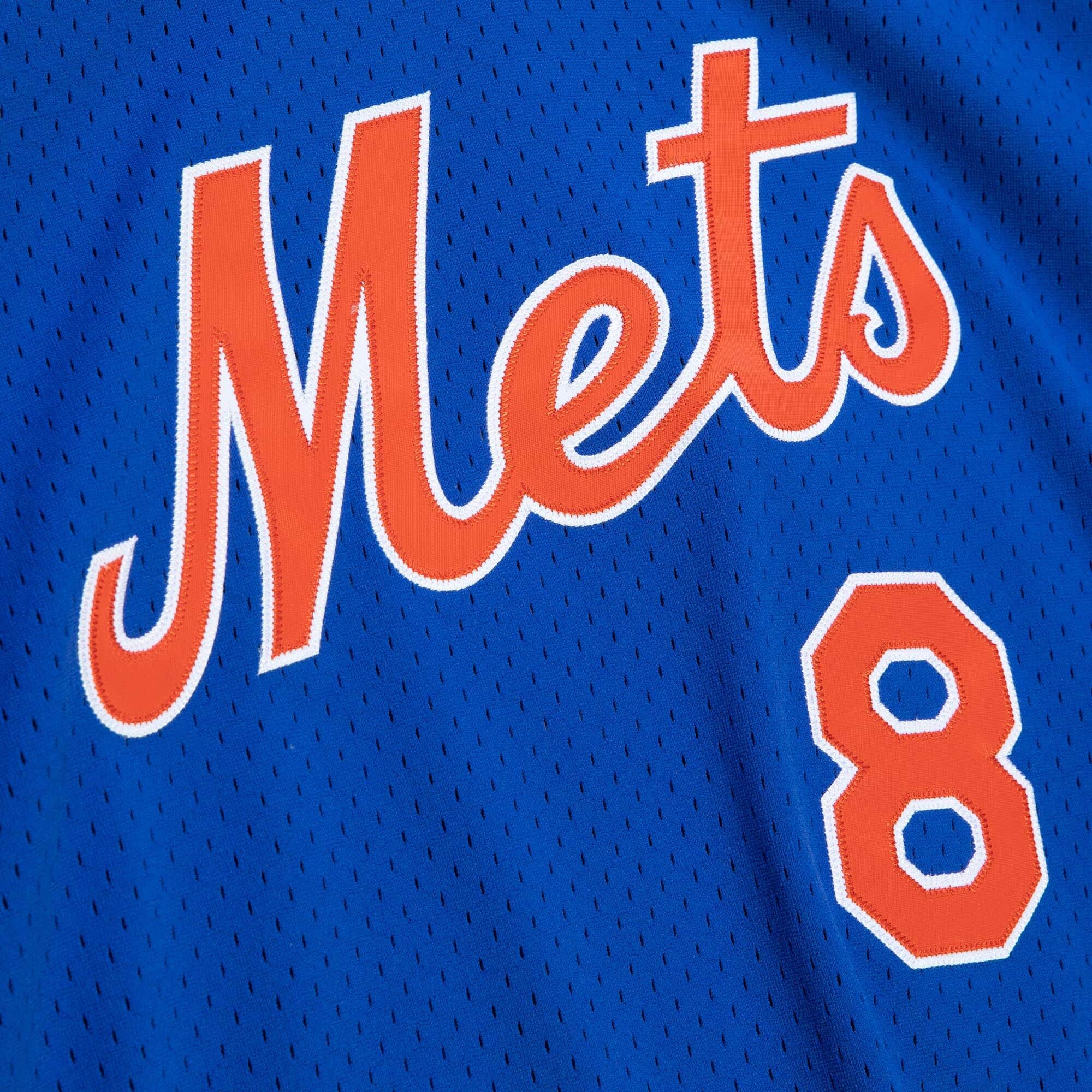 Authentic Gary Carter New York Mets 1986 BP Pullover Jersey - vstockx