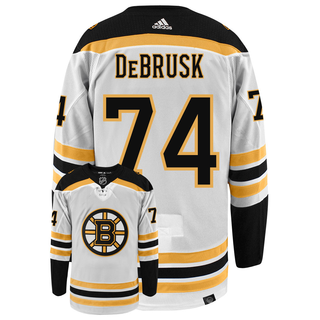 Jake DeBrusk Boston Bruins Adidas Primegreen Authentic NHL Hockey Jersey - vstockx