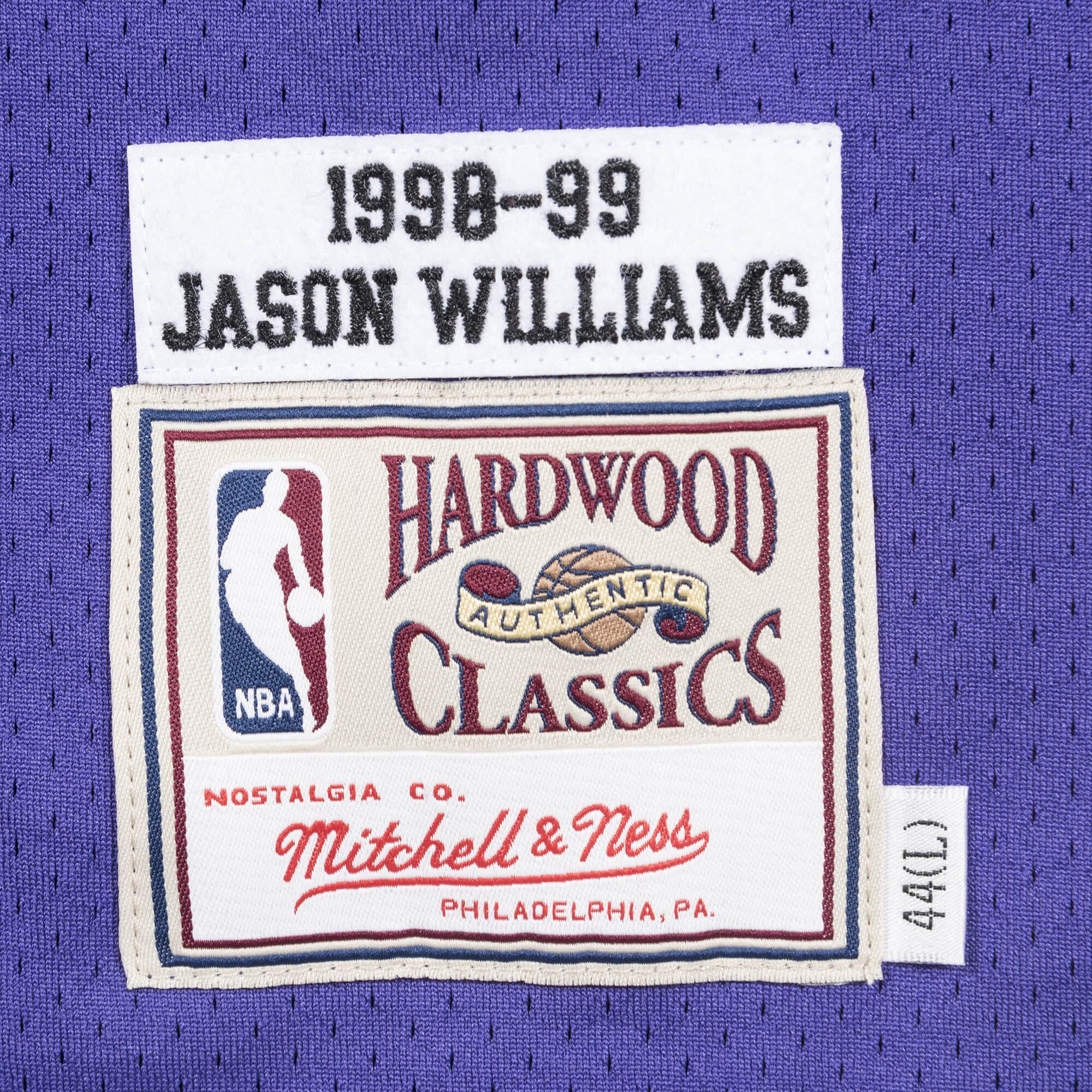 Authentic Jersey Sacramento Kings 1998-99 Jason Williams - vstockx