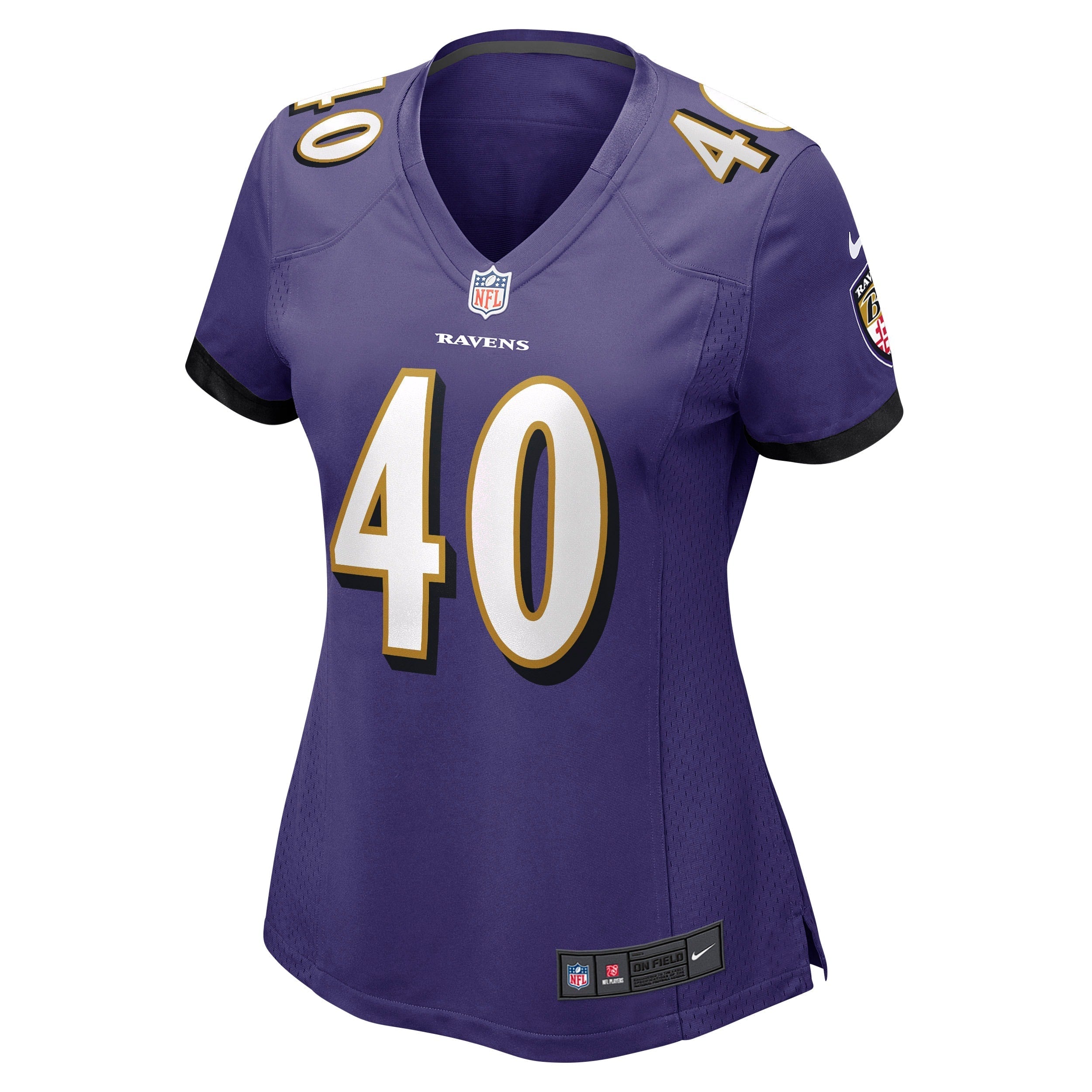 Women's Nike Malik Harrison Purple Baltimore Ravens Game Jersey - vstockx