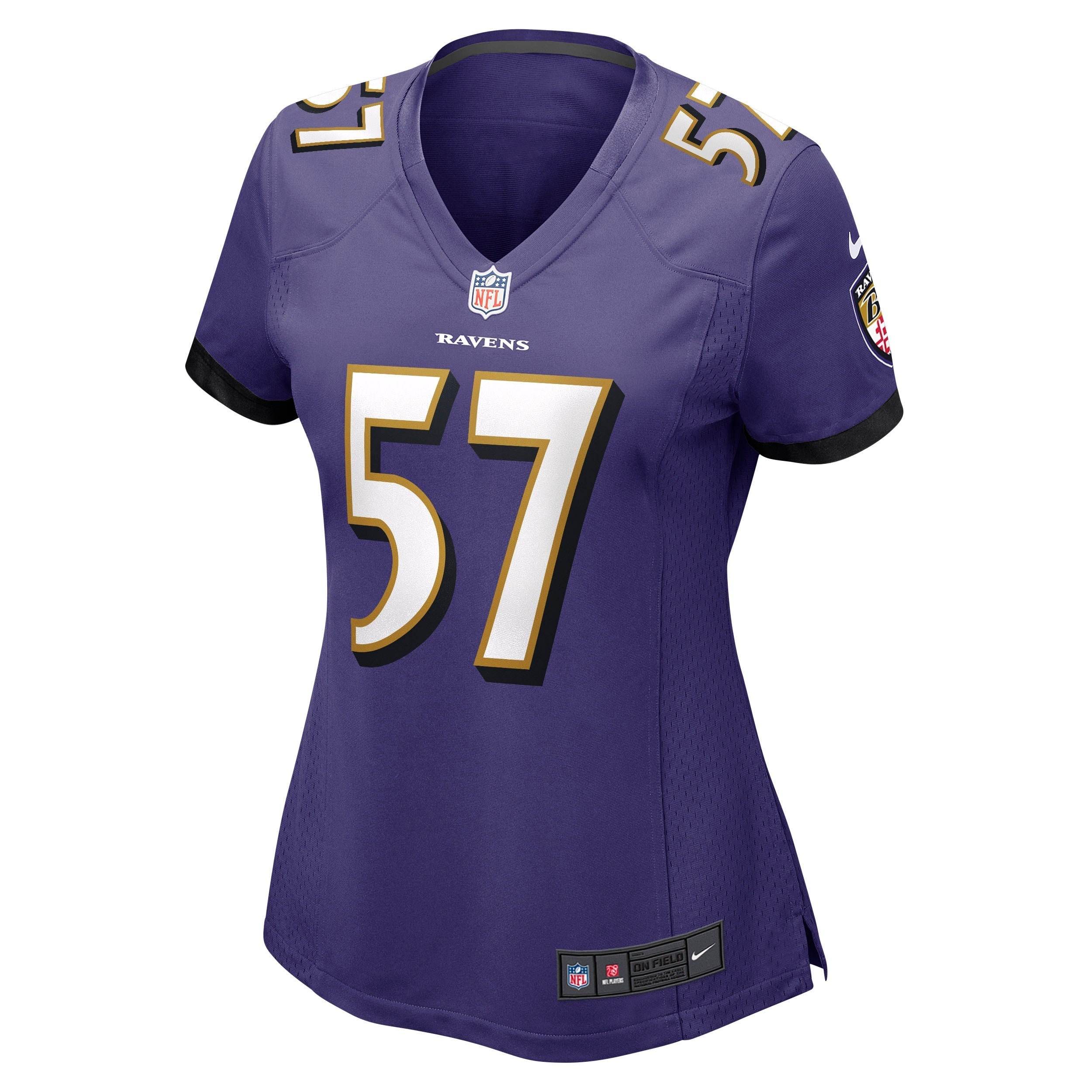 Women's Nike Kristian Welch Purple Baltimore Ravens Game Jersey - vstockx