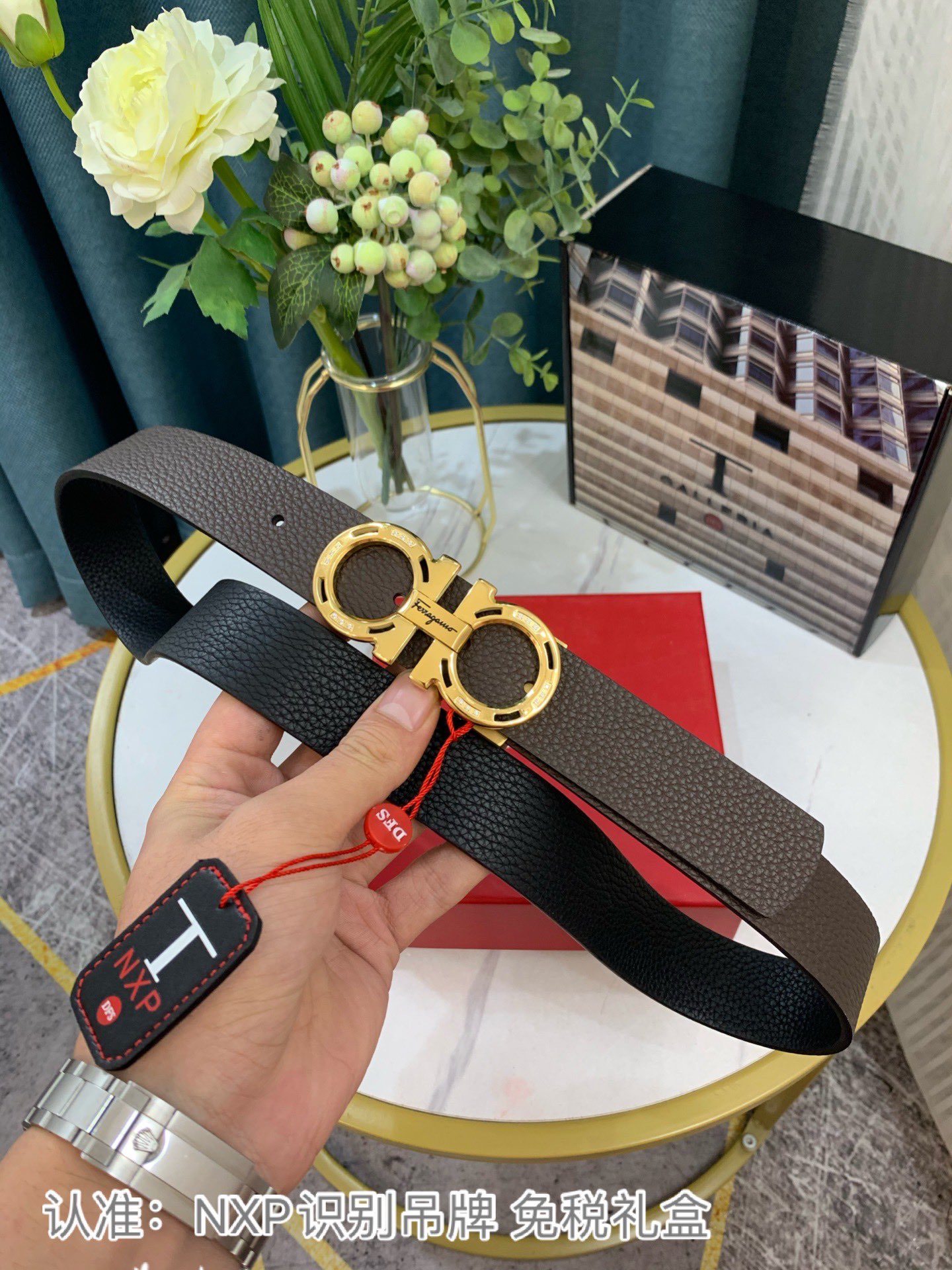 Streetwear Belt Ferragamo 319126 size:3.5cm - vstockx