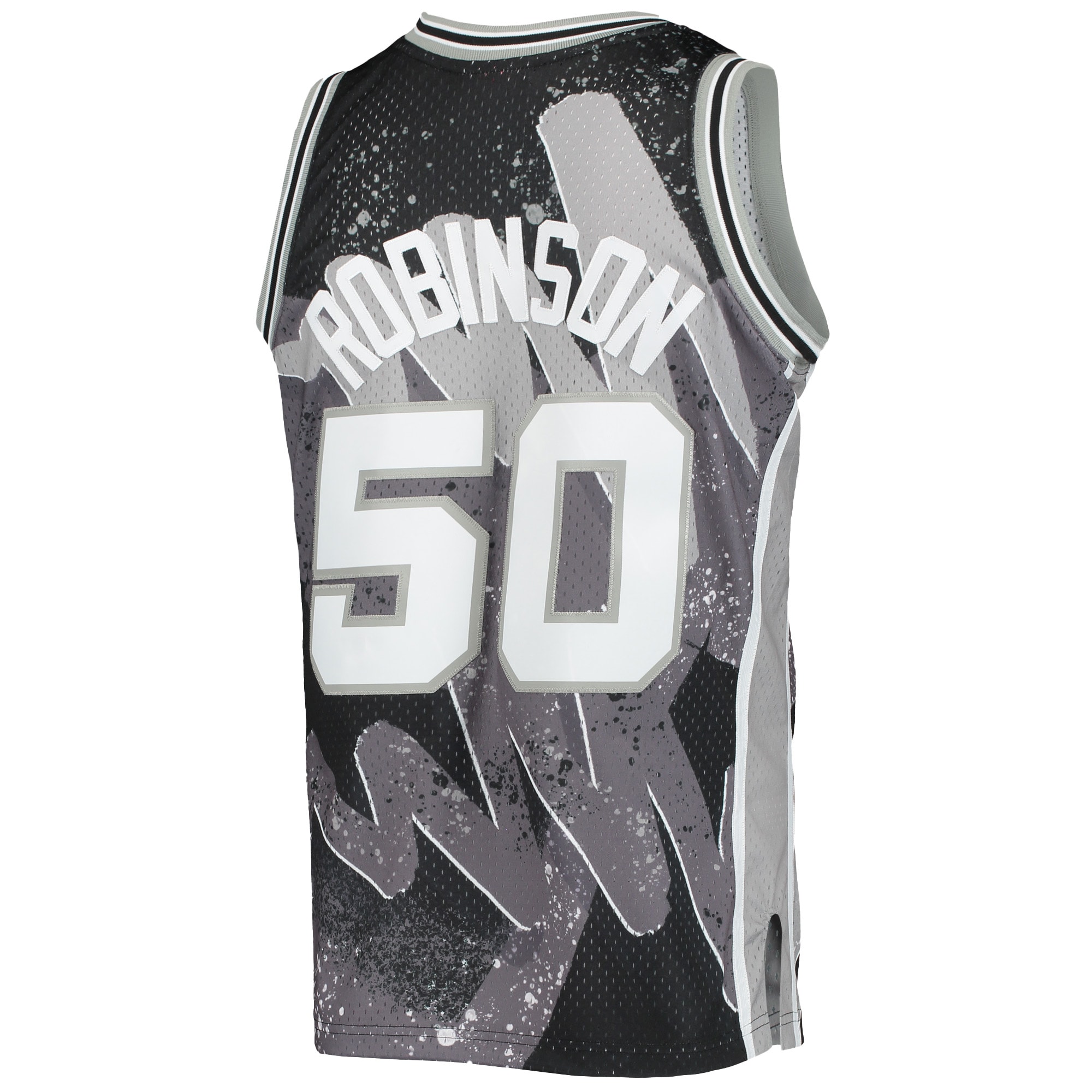 David Robinson San Antonio Spurs Mitchell & Ness Hardwood Classics 1998/99 Hyper Hoops Swingman Jersey - Black - vstockx