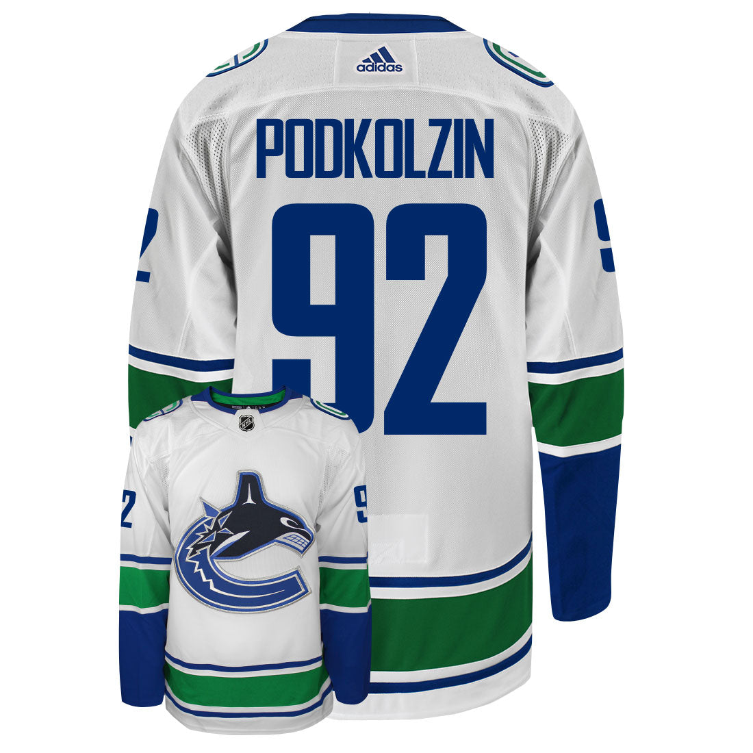 Vasily Podkolzin Vancouver Canucks Adidas Primegreen Authentic NHL Hockey Jersey - vstockx