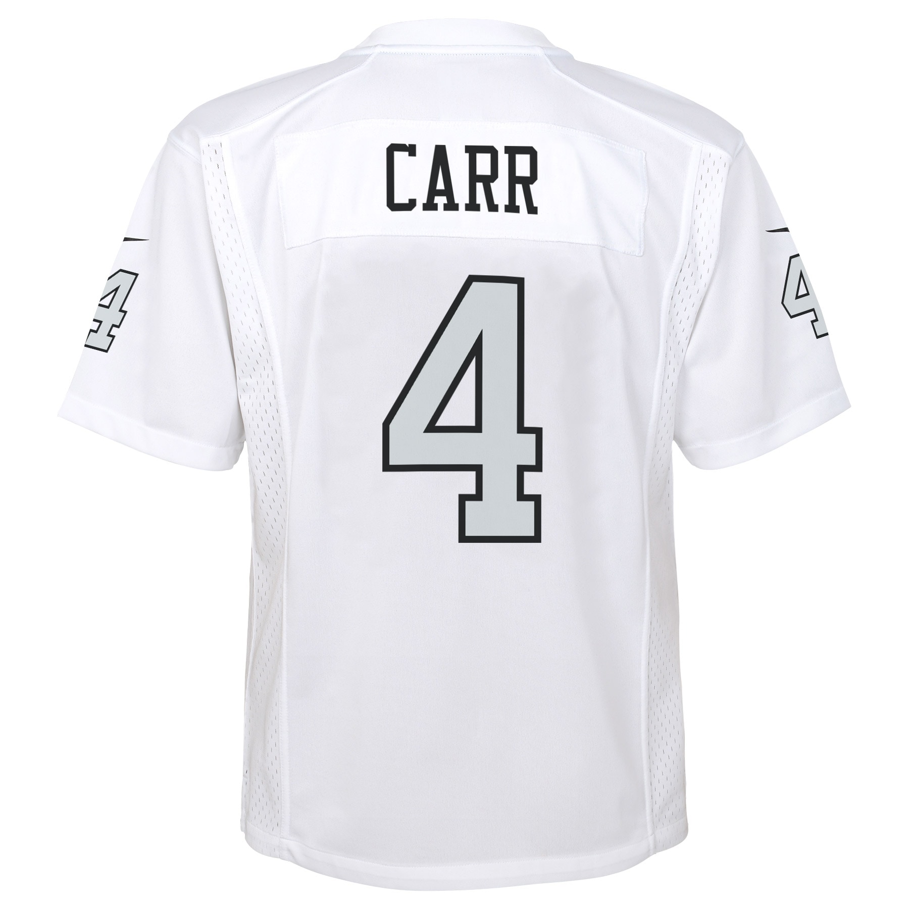 Derek Carr Las Vegas Raiders Nike Youth Color Rush Game Jersey - White - vstockx