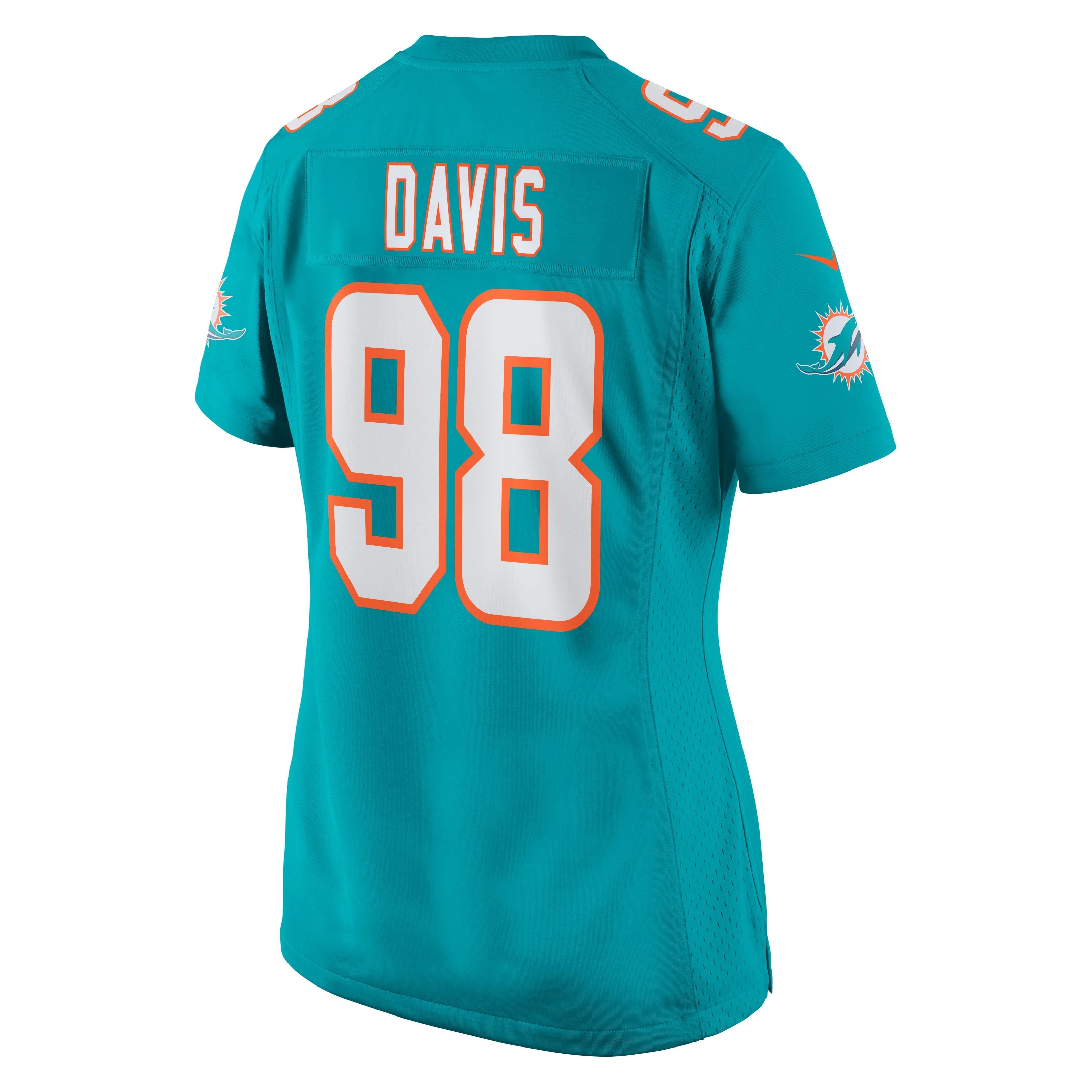 Women's Nike Raekwon Davis Aqua Miami Dolphins Game Jersey - vstockx