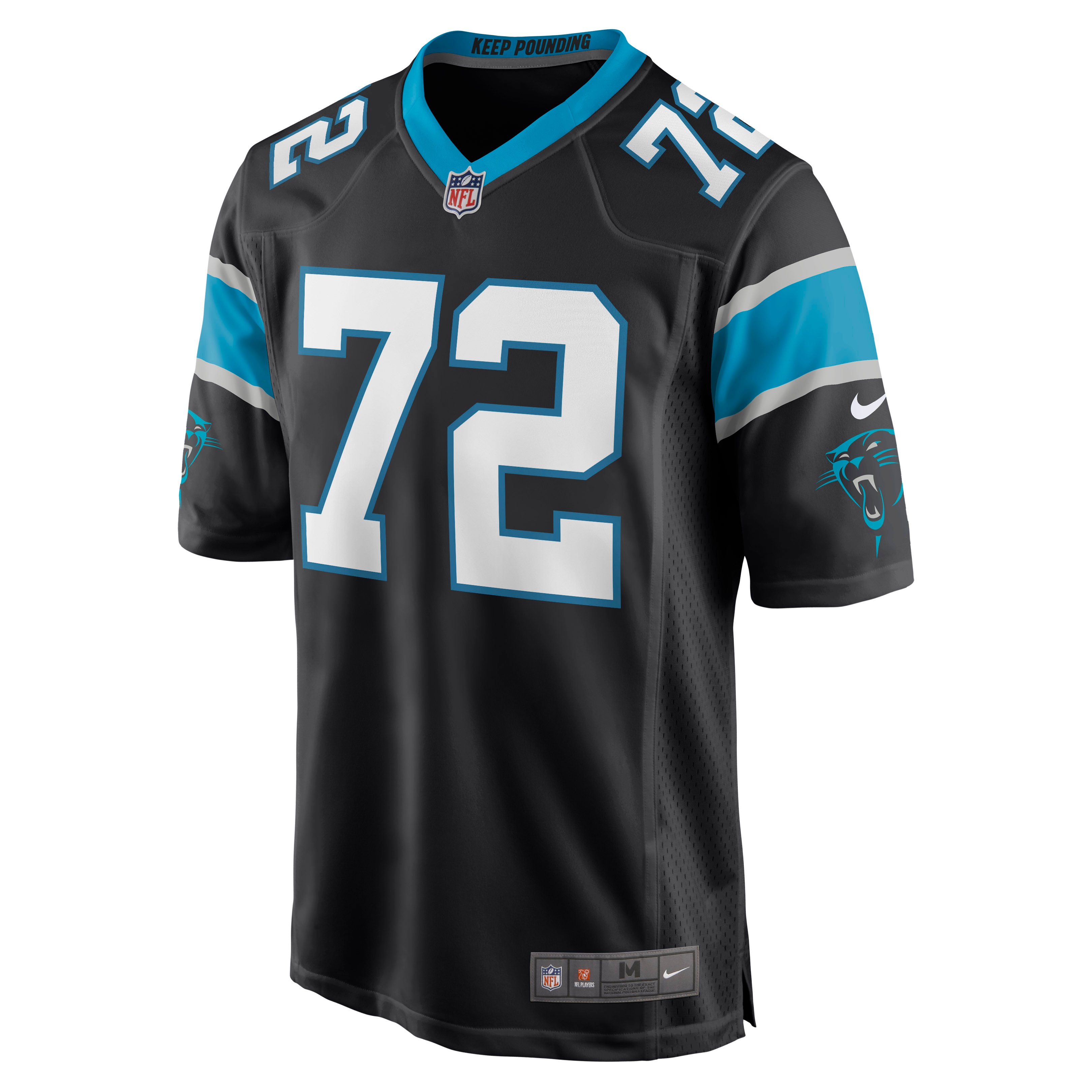Taylor Moton Carolina Panthers Nike Game Jersey - Black - vstockx