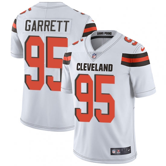 Youth Cleveland Browns Myles Garrett Limited Player Jersey White - vstockx