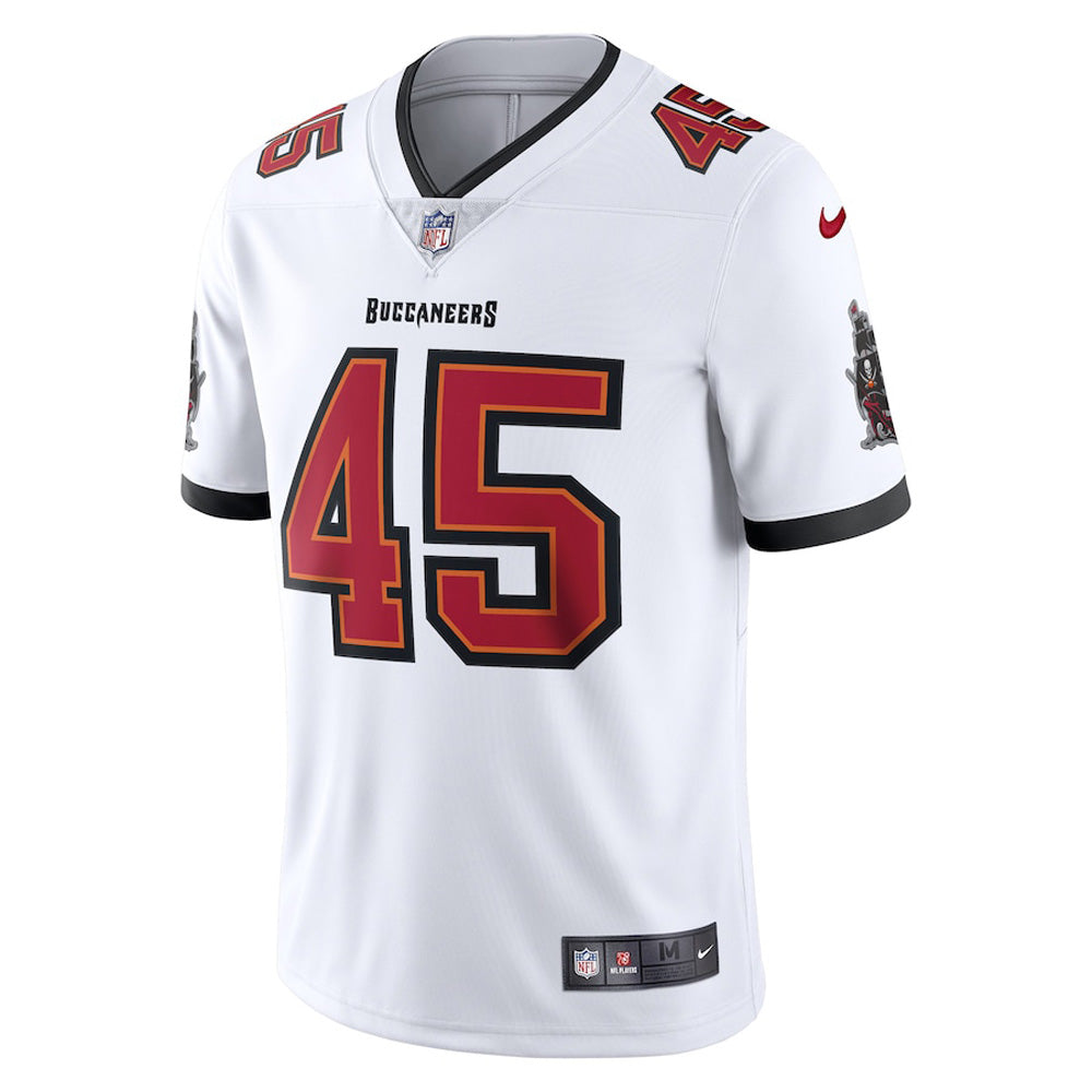 Youth Tampa Bay Buccaneers Devin White Vapor Jersey - White - vstockx