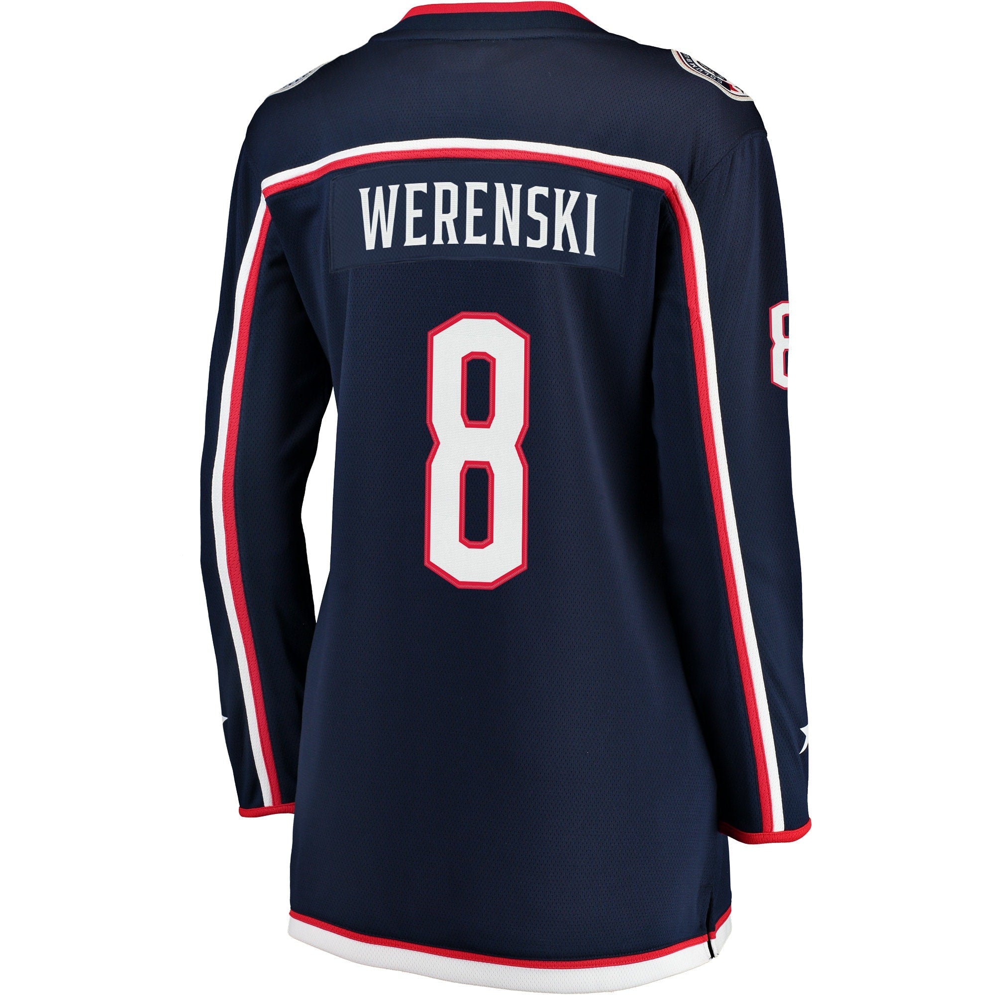 Women's Fanatics Branded Zach Werenski Navy Columbus Blue Jackets Breakaway Jersey - vstockx