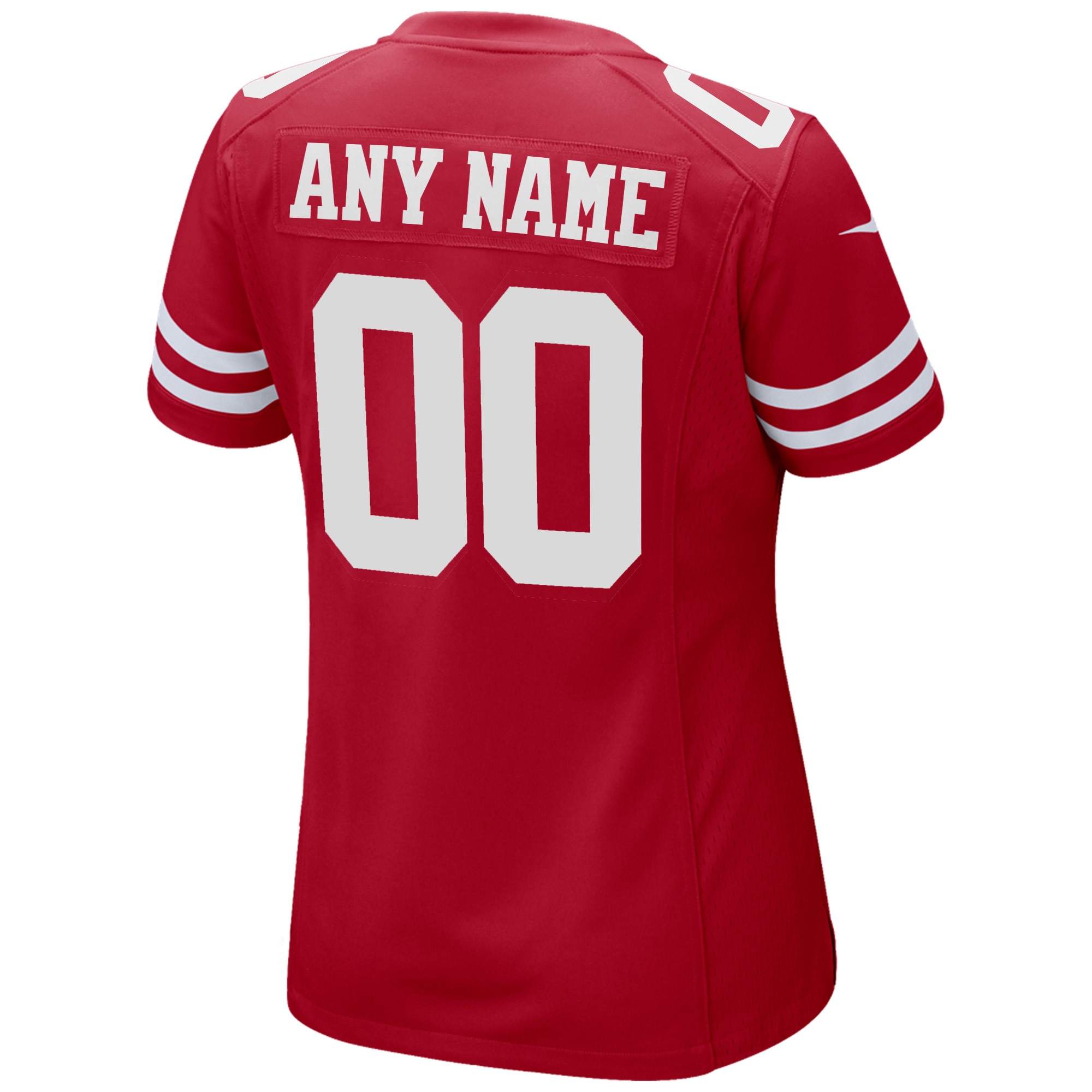 San Francisco 49ers Nike Women's Custom Game Jersey - Scarlet - vstockx