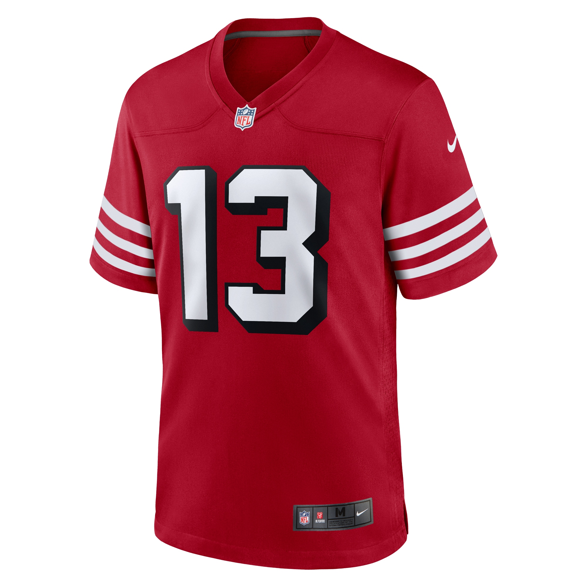 Brock Purdy San Francisco 49ers Nike Alternate Game Player Jersey - Scarlet - vstockx