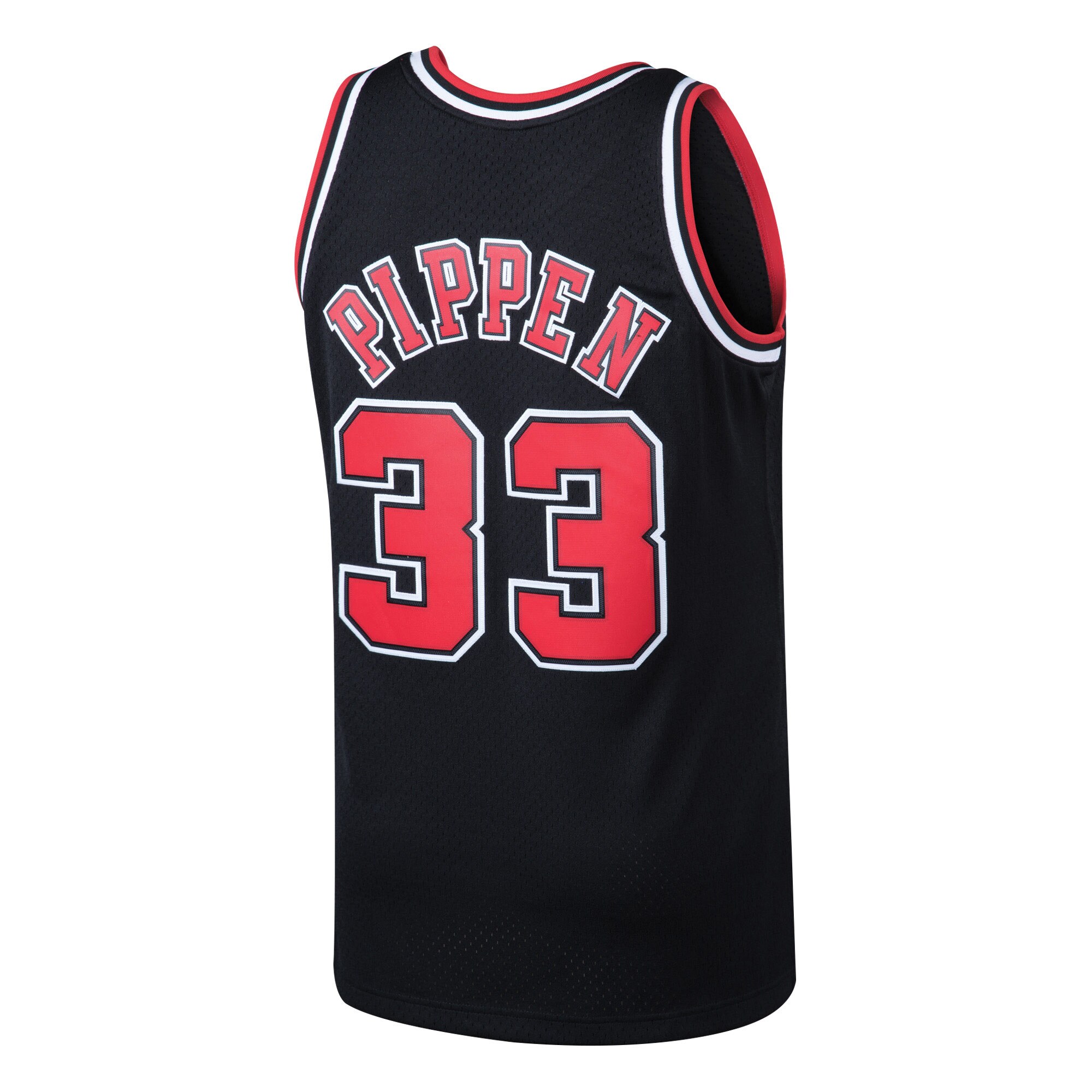 Scottie Pippen Chicago Bulls Mitchell & Ness Hardwood Classics Swingman Jersey - Black - vstockx
