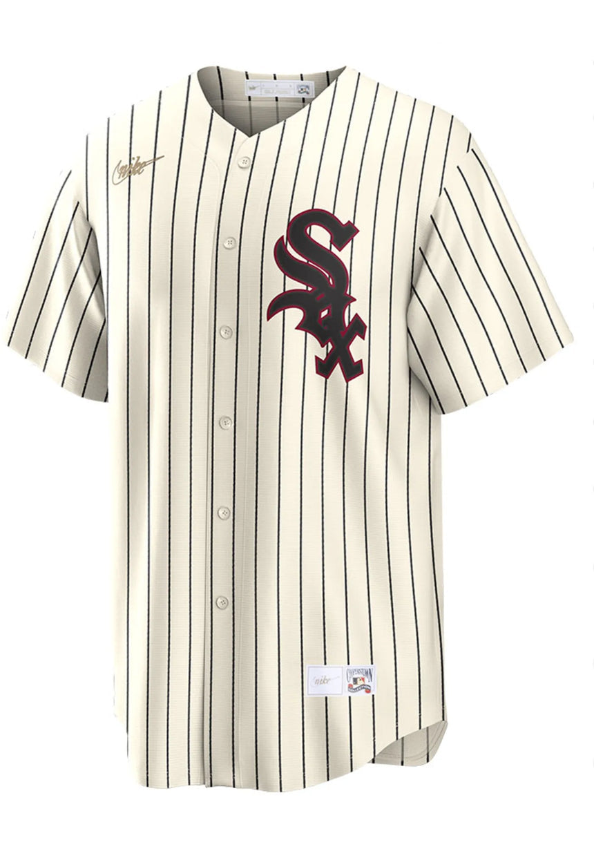 Men's Chicago White Sox Black Alternate Replica Jersey - vstockx