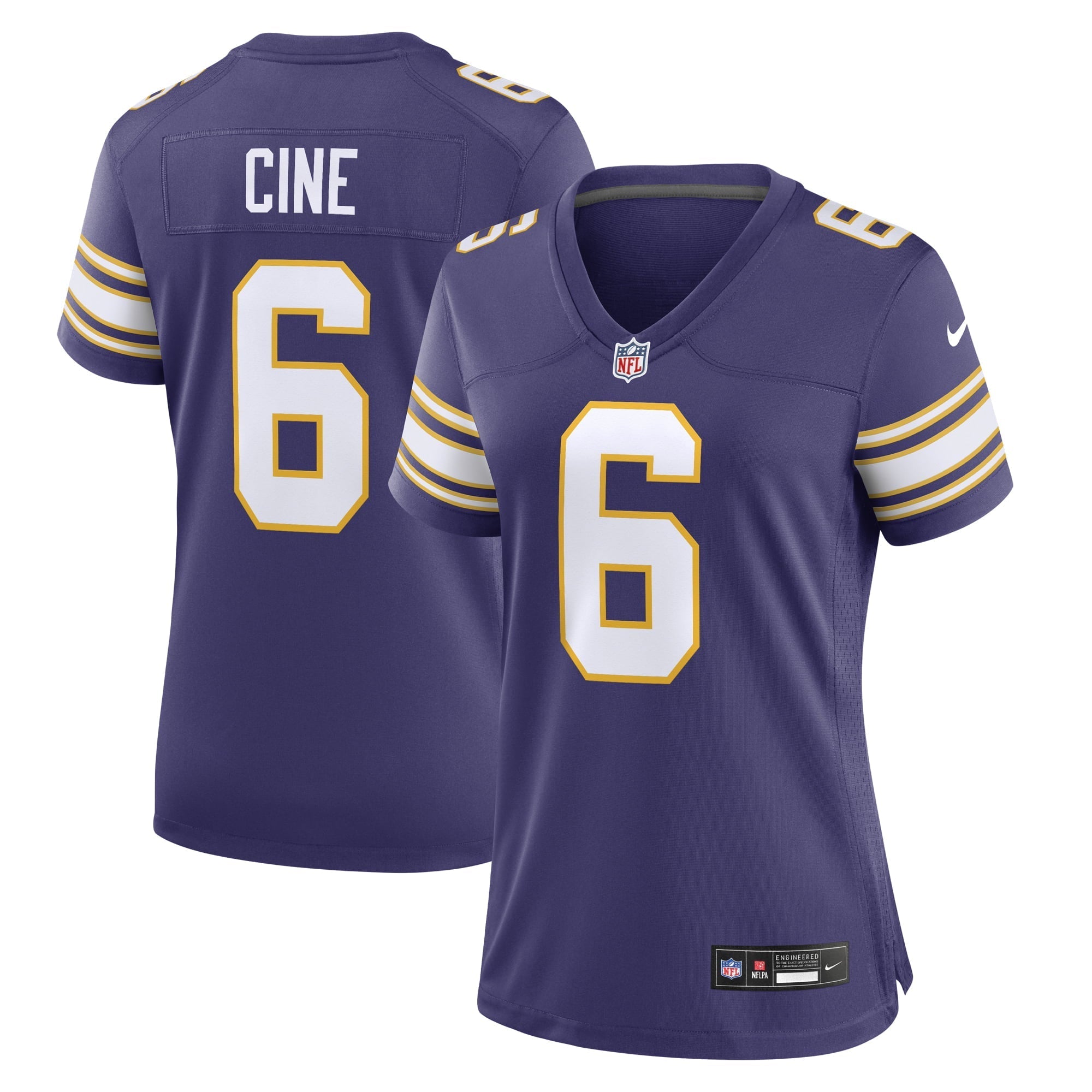 Women's Nike Lewis Cine Purple Minnesota Vikings Classic Player Game Jersey - vstockx
