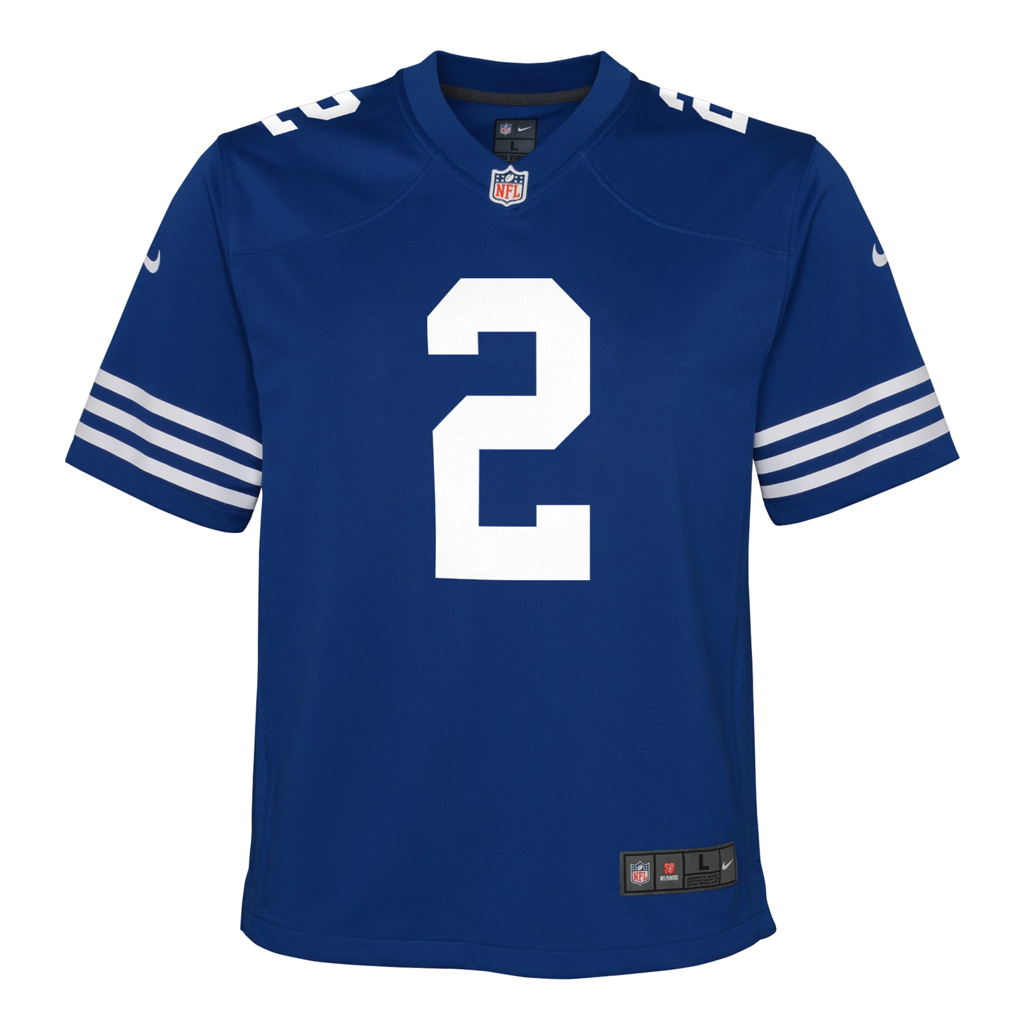 Carson Wentz Indianapolis Colts Nike Youth Alternate Game Jersey - Royal - vstockx
