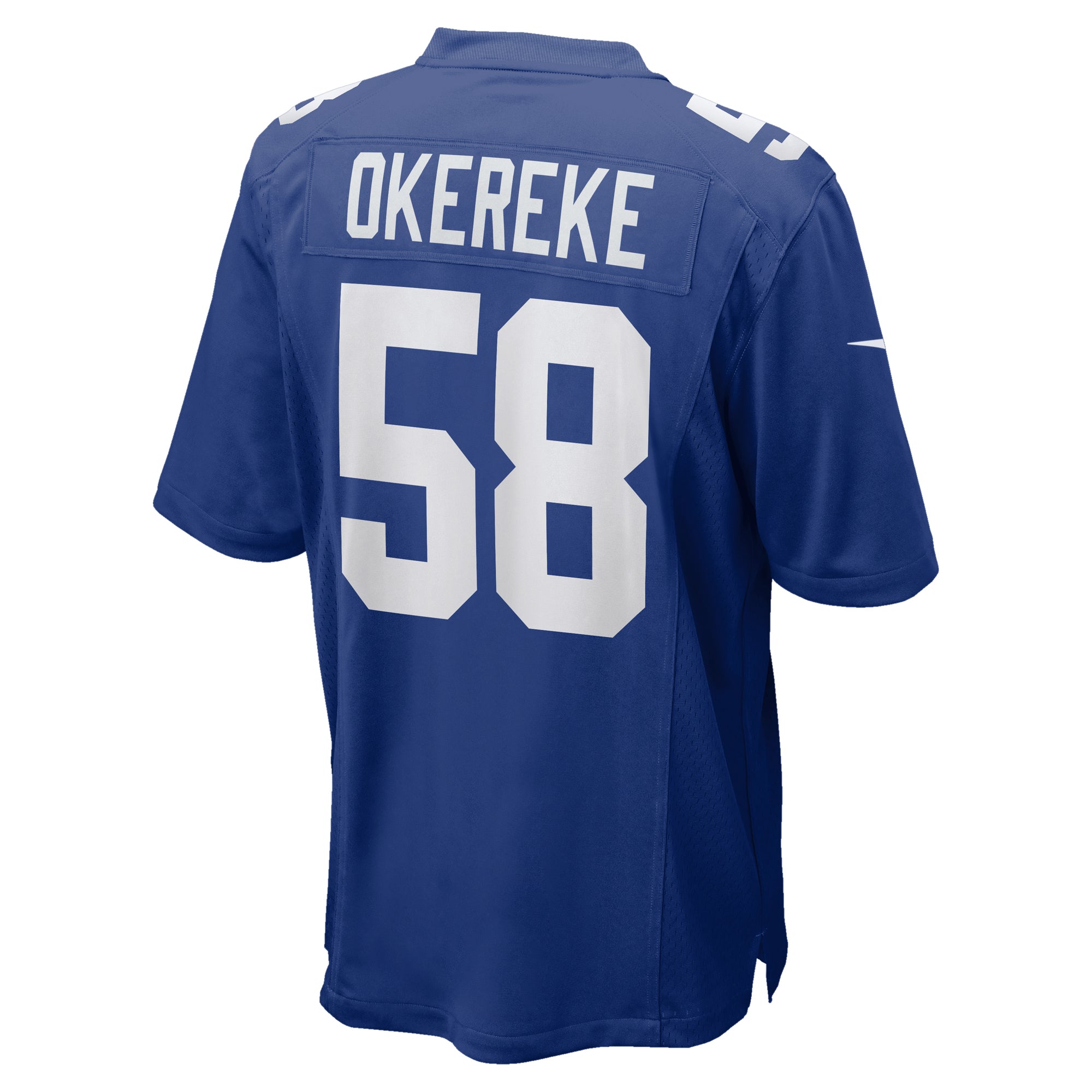 Men's Nike Bobby Okereke Royal New York Giants Game Player Jersey - vstockx