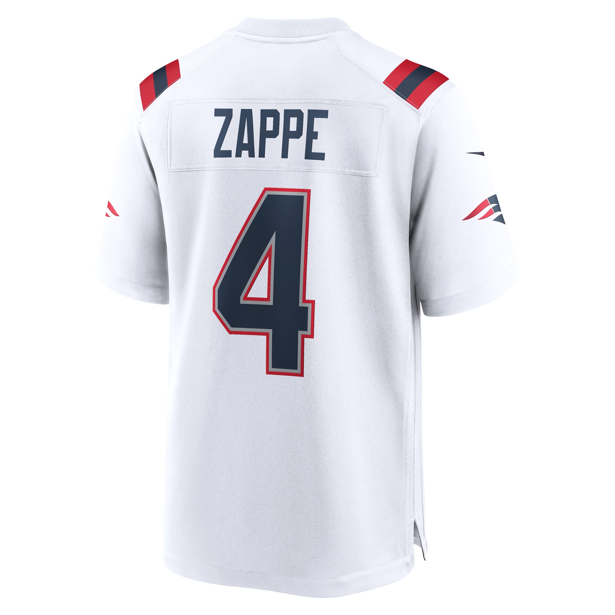 Bailey Zappe New England Patriots Nike Game Player Jersey - White - vstockx