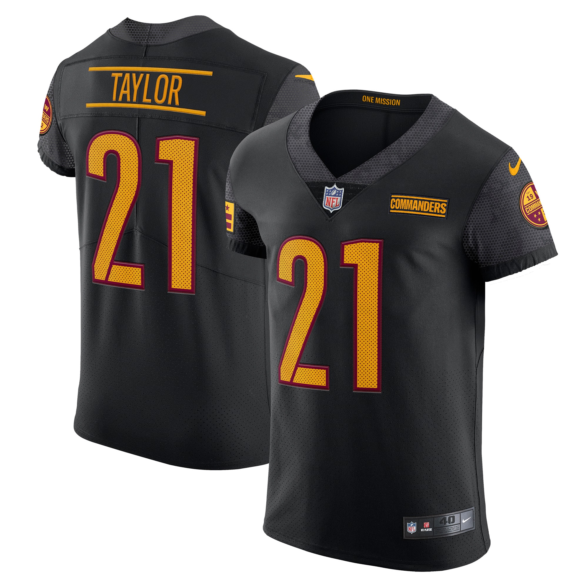 Sean Taylor Washington Commanders Nike Vapor Elite Retired Player Jersey - Black - vstockx