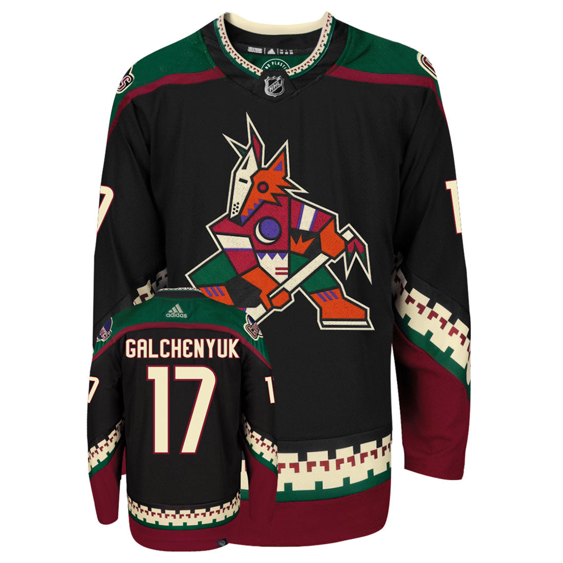 Alex Galchenyuk Arizona Coyotes Adidas Primegreen Authentic NHL Hockey Jersey - vstockx