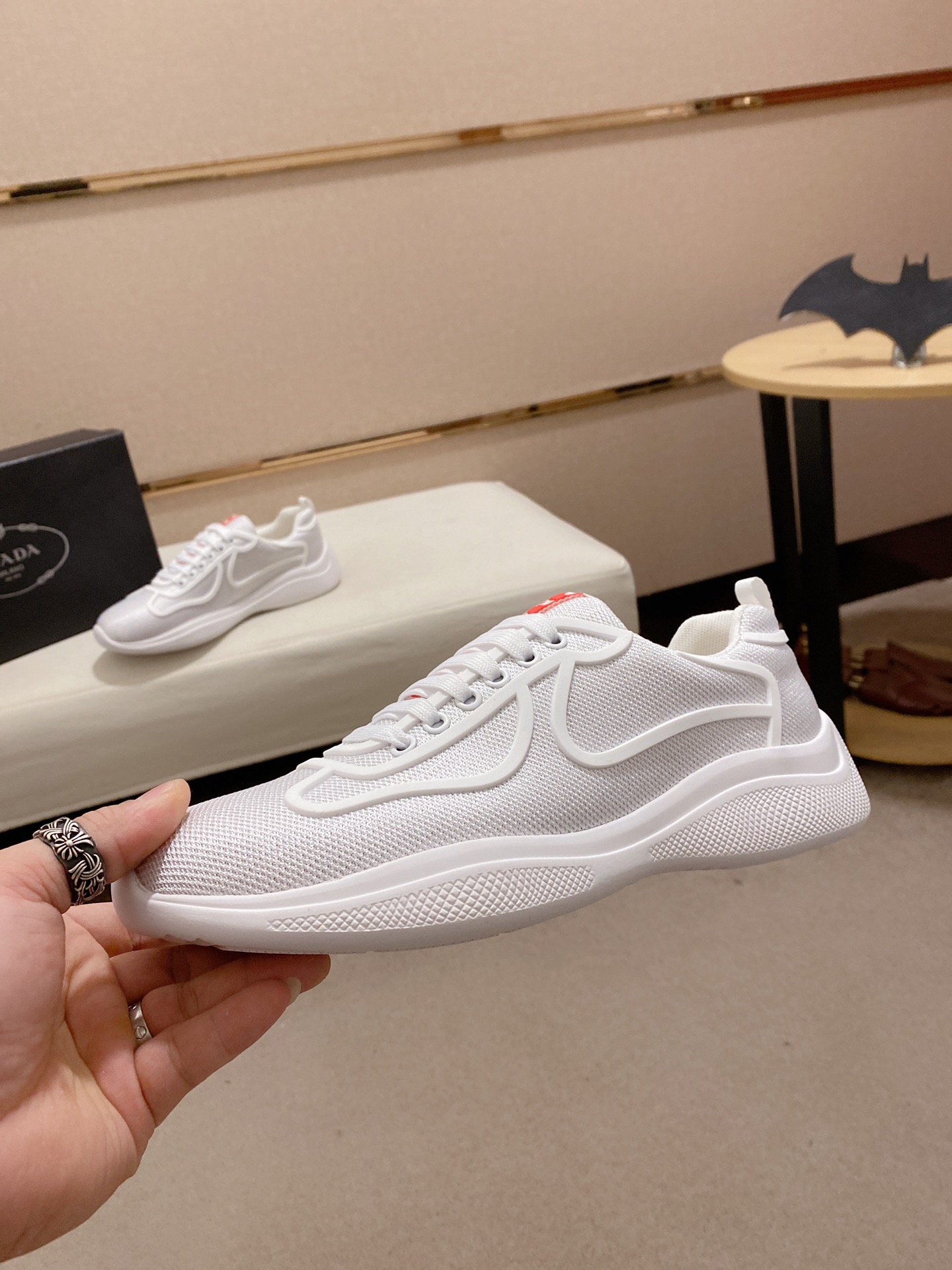 Prada America's Cup sneaker 18 - vstockx