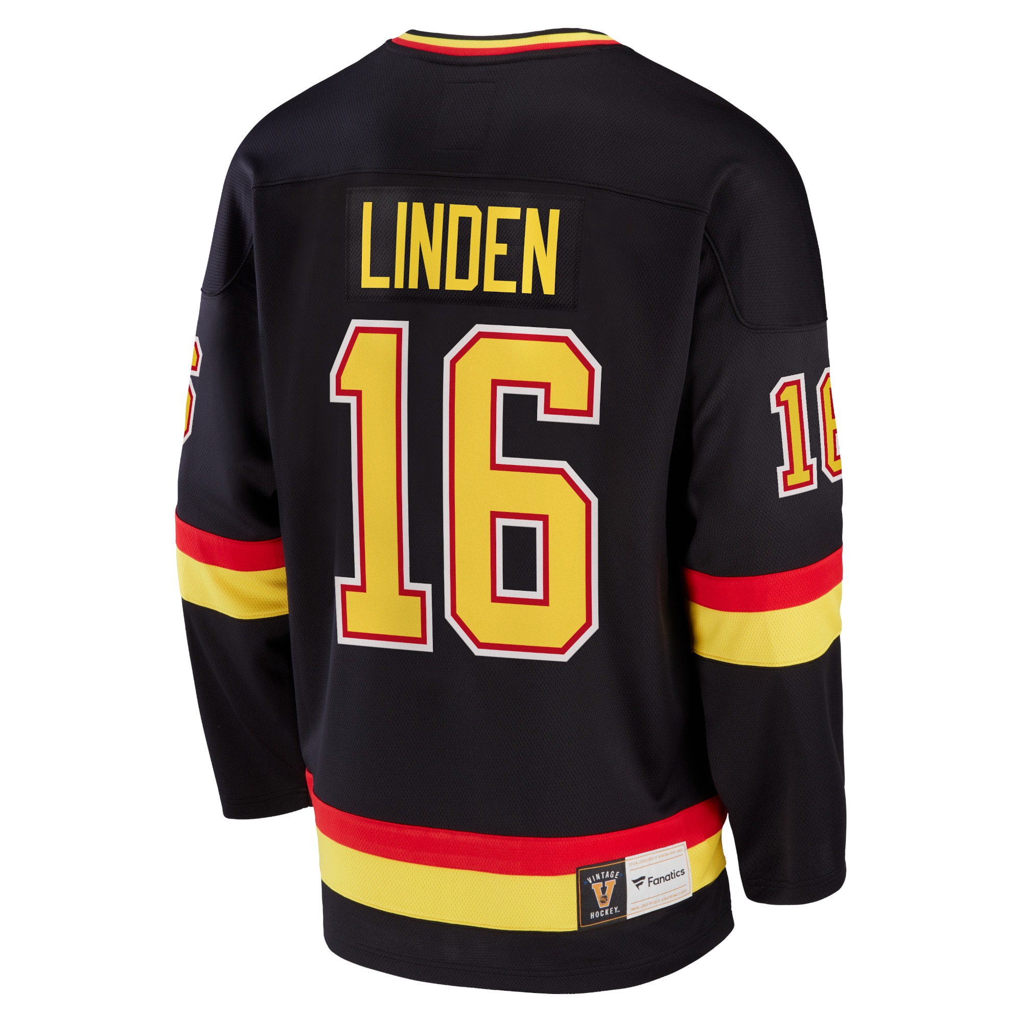 Trevor Linden Vancouver Canucks Fanatics Branded Breakaway Retired Player Jersey - Black - vstockx