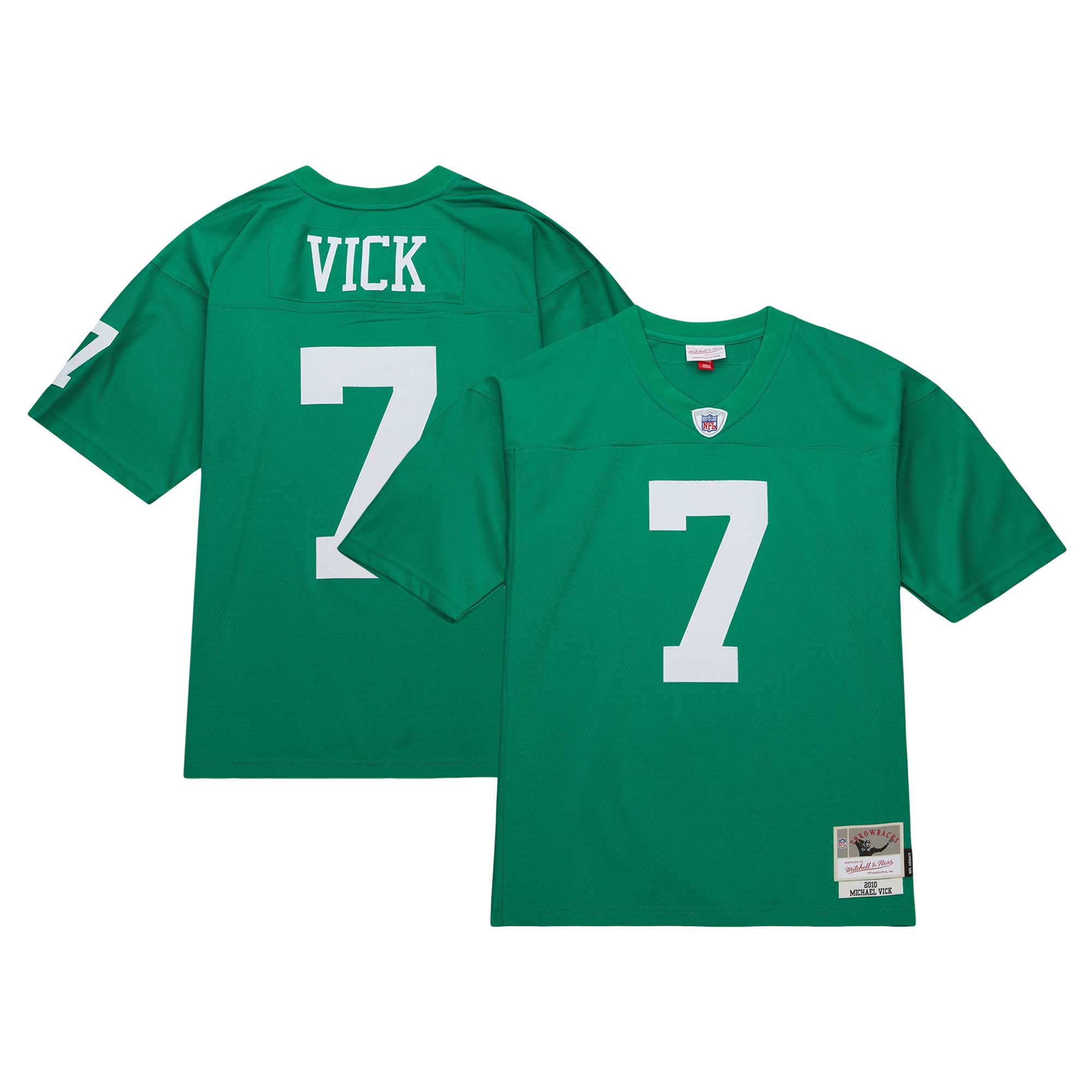 Michael Vick Philadelphia Eagles Mitchell & Ness Legacy Replica Jersey - Kelly Green - vstockx
