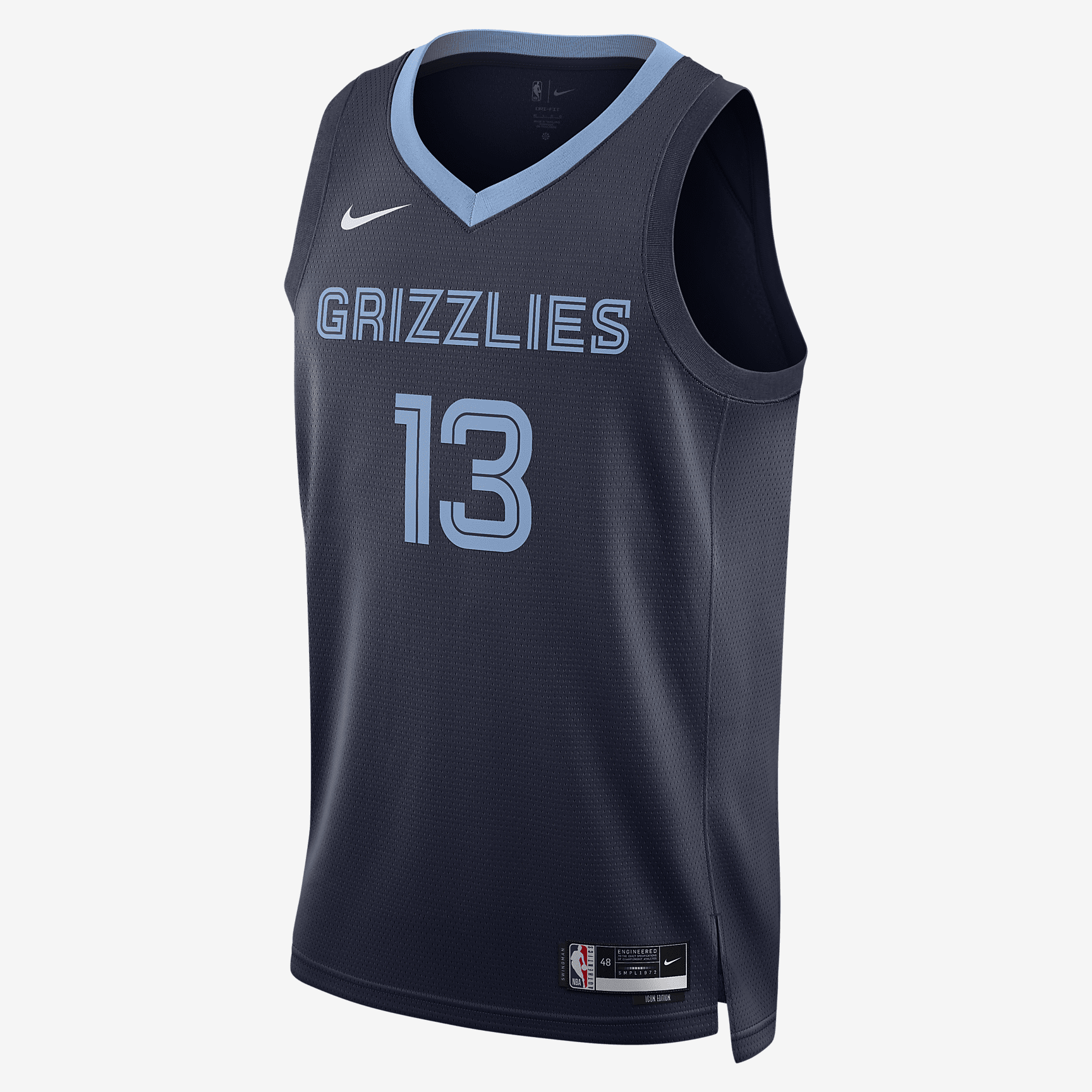 Memphis Grizzlies Icon Edition 2022/23 Nike Dri-FIT NBA Swingman Jersey - College Navy - vstockx