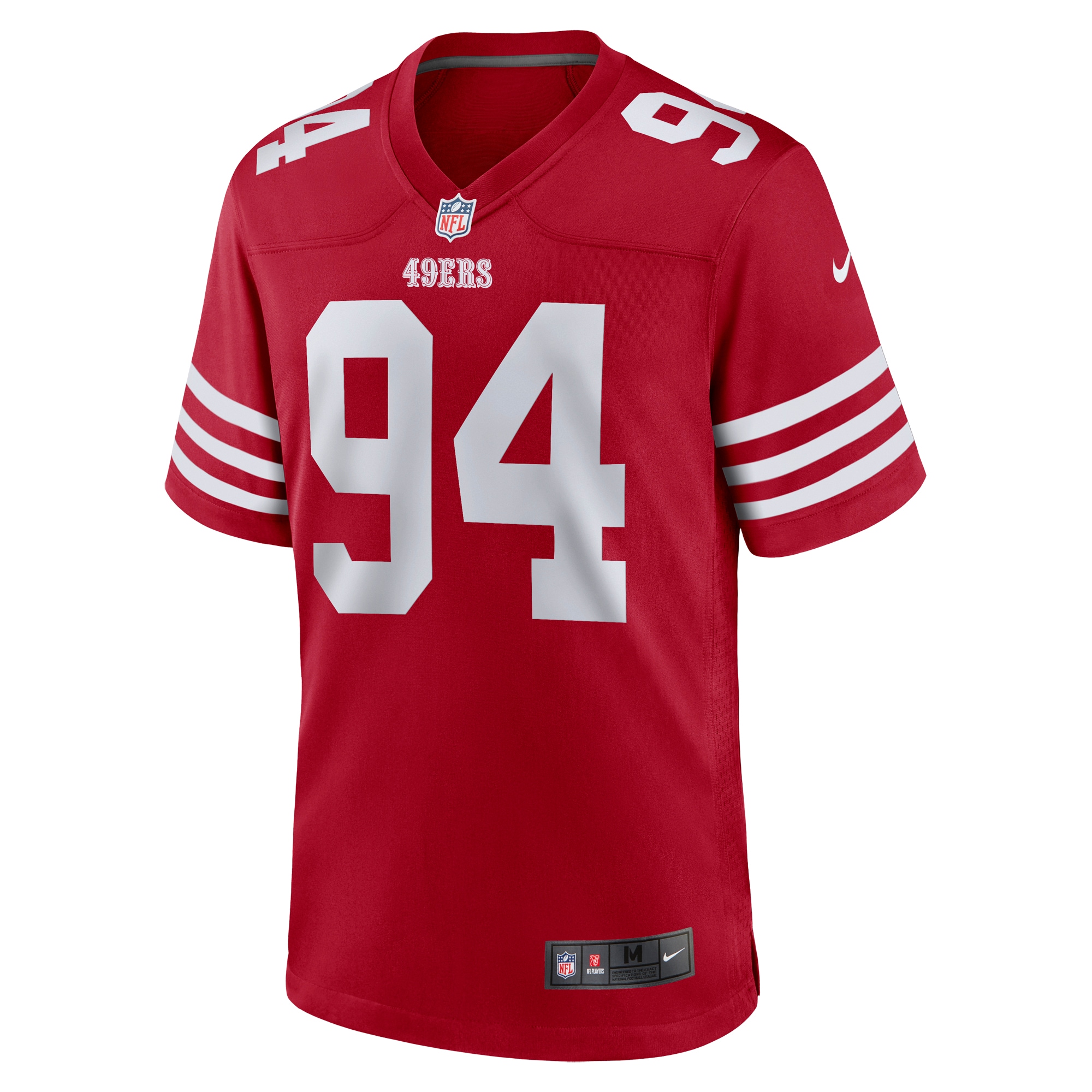 Clelin Ferrell San Francisco 49ers Nike Game Player Jersey - Scarlet - vstockx