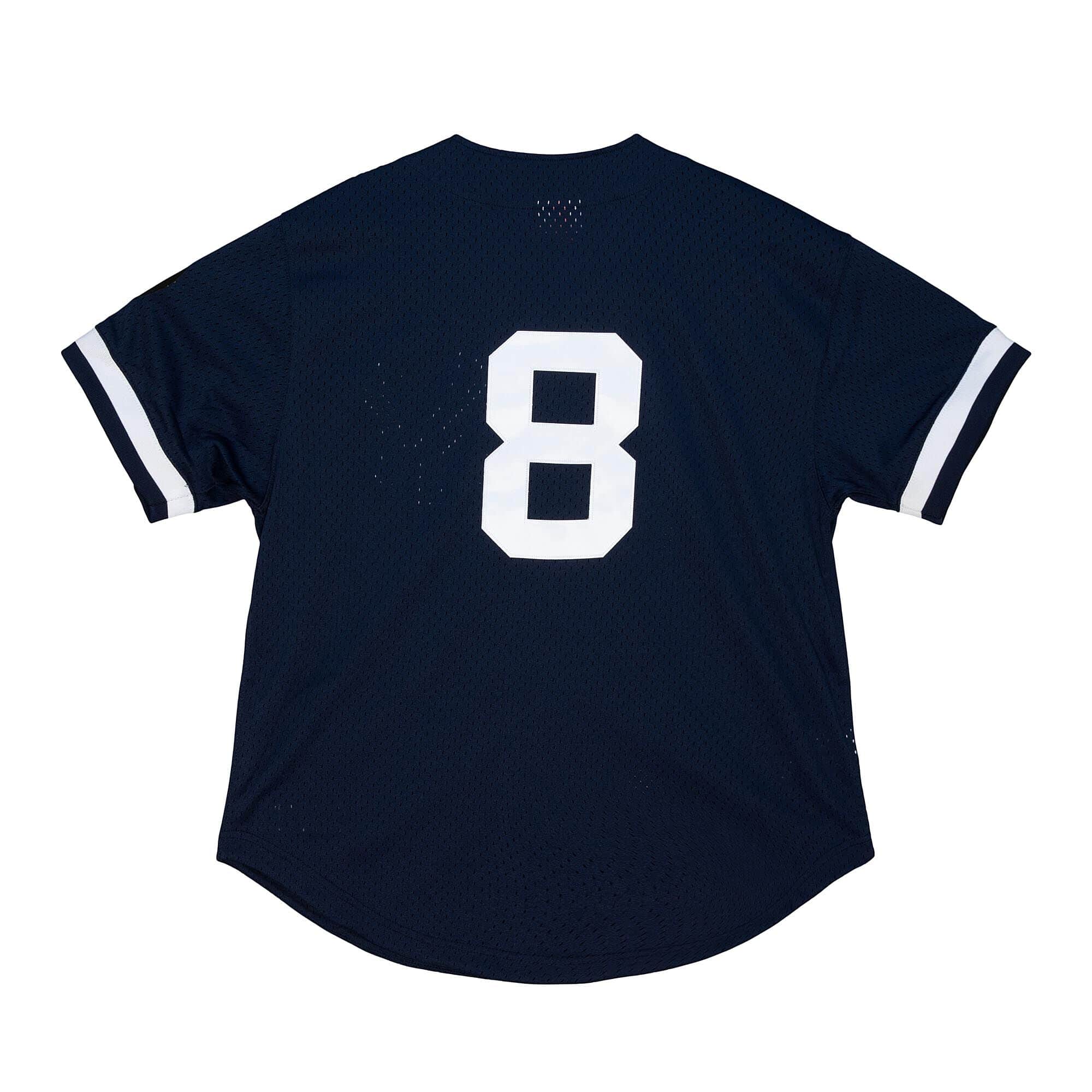Authentic Yogi Berra New York Yankees 1999 Button Front Jersey - vstockx