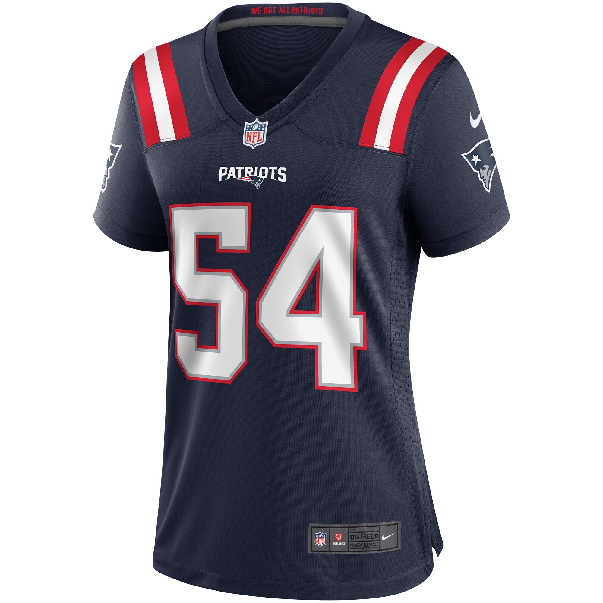 Tedy Bruschi New England Patriots Nike Women's Game Retired Player Jersey - Navy - vstockx