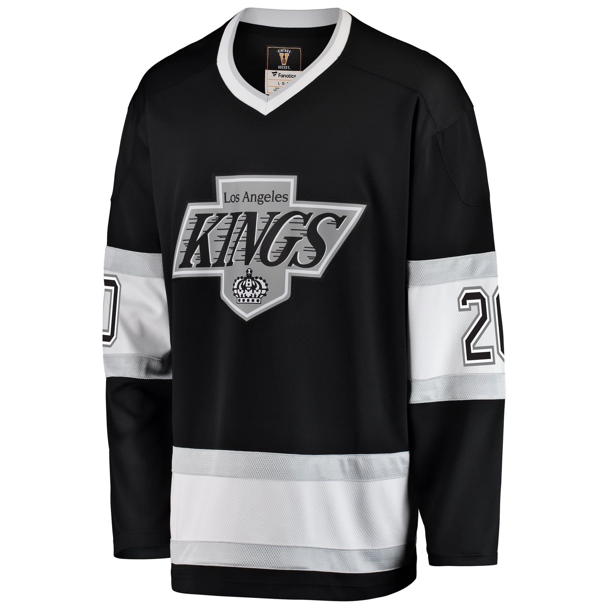 Men's Fanatics Branded Luc Robitaille Black Los Angeles Kings Premier Breakaway Retired Player Jersey - vstockx