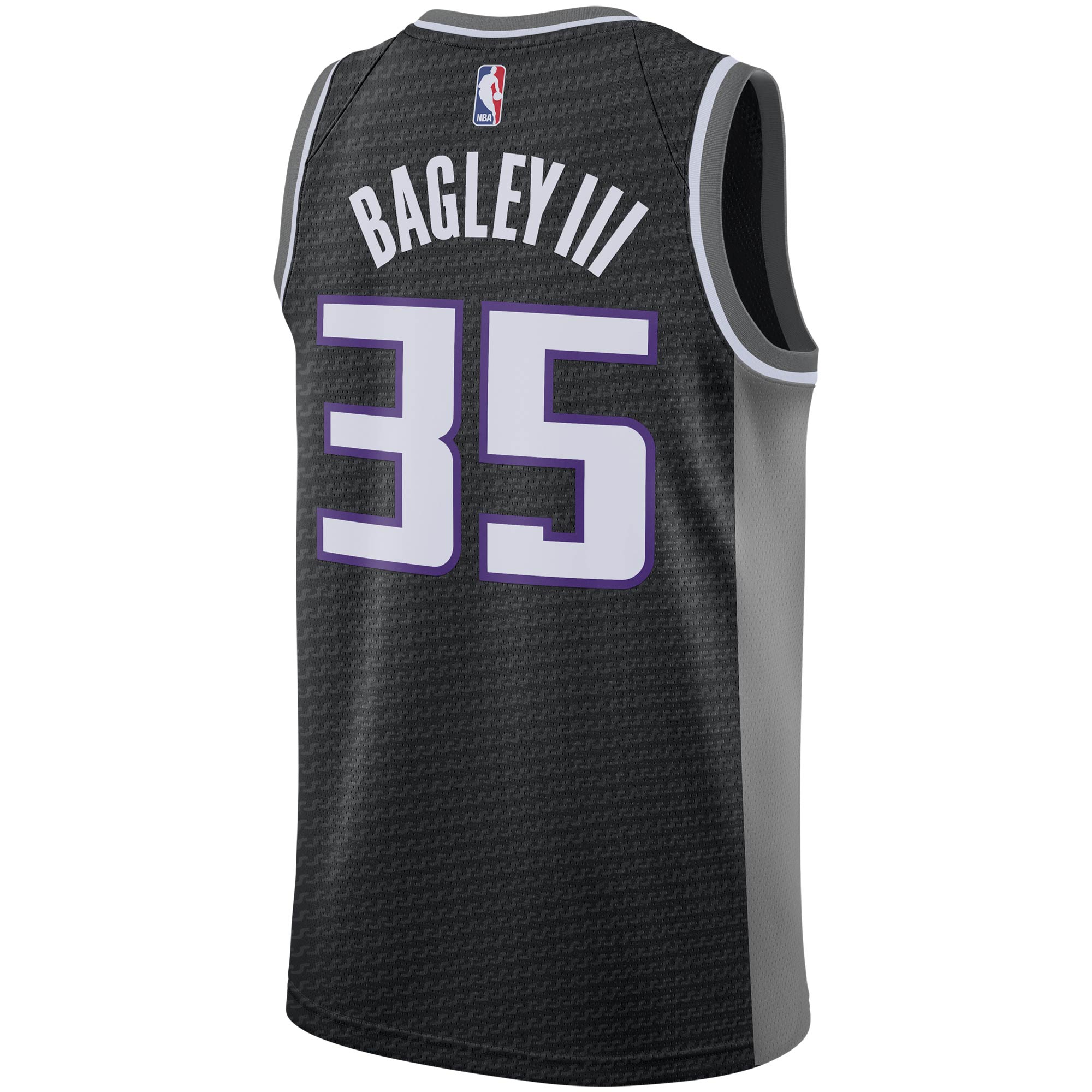 Marvin Bagley III Sacramento Kings Nike 2019/2020 Swingman Jersey - Statement Edition - Black - vstockx