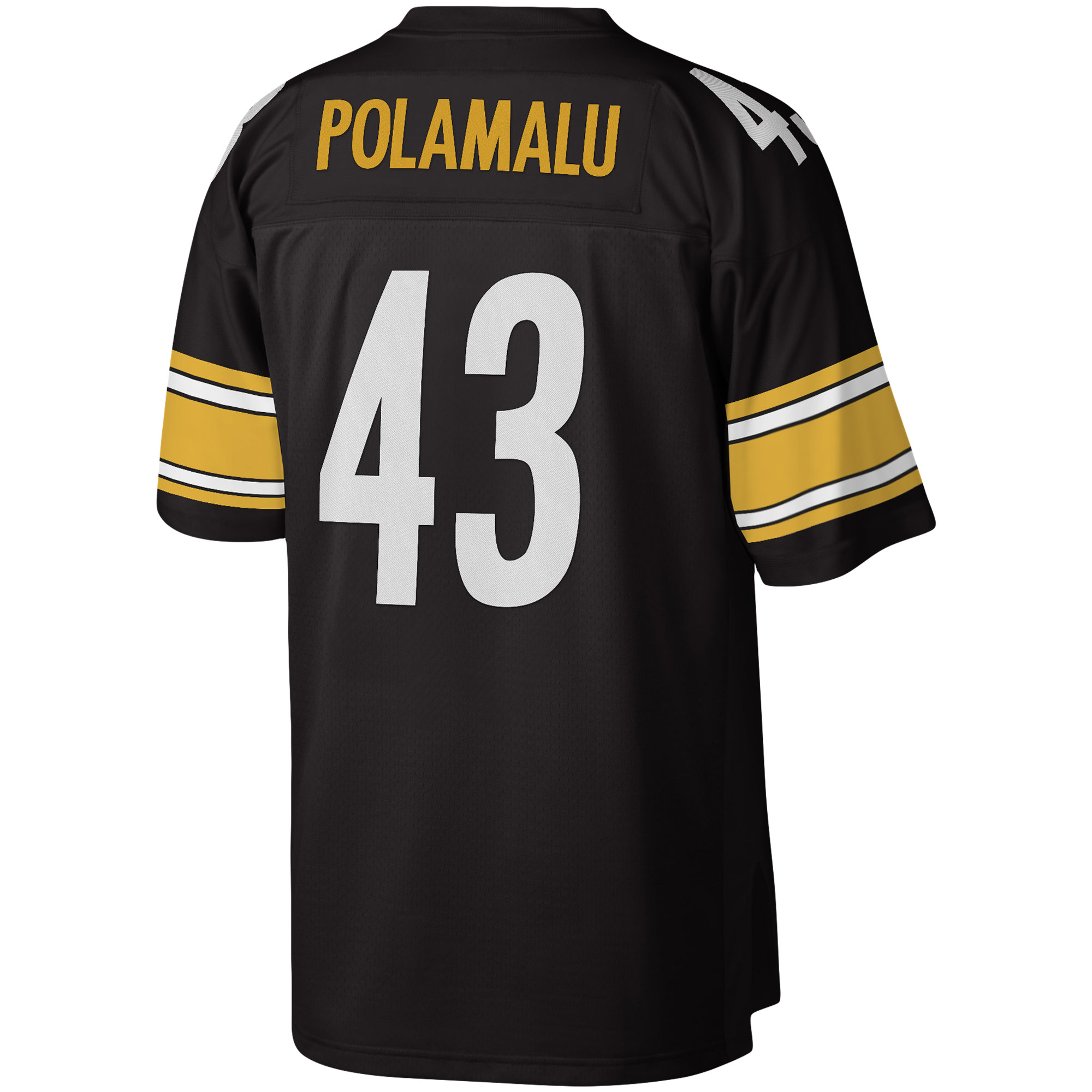 Troy Polamalu Pittsburgh Steelers Mitchell & Ness Legacy Replica Jersey - Black - vstockx