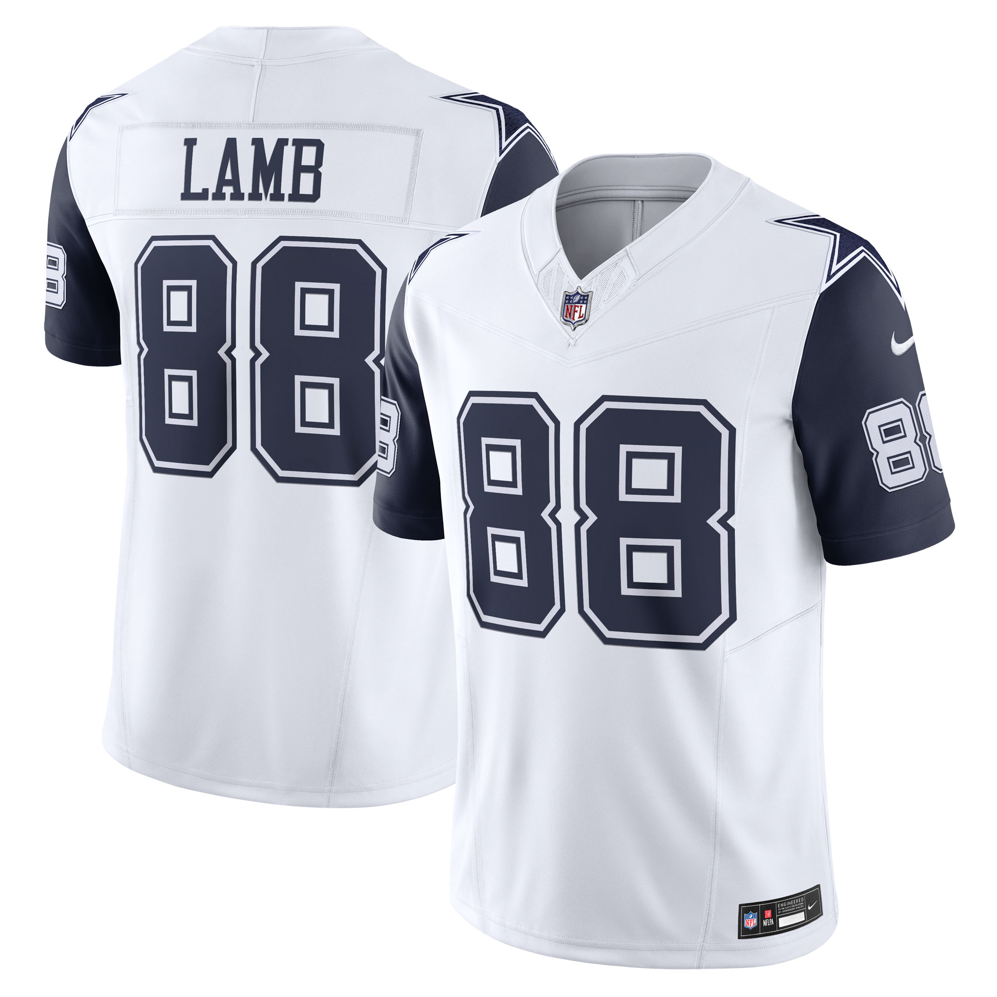 CeeDee Lamb Dallas Cowboys Nike Vapor F.U.S.E. Limited Jersey - White - vstockx