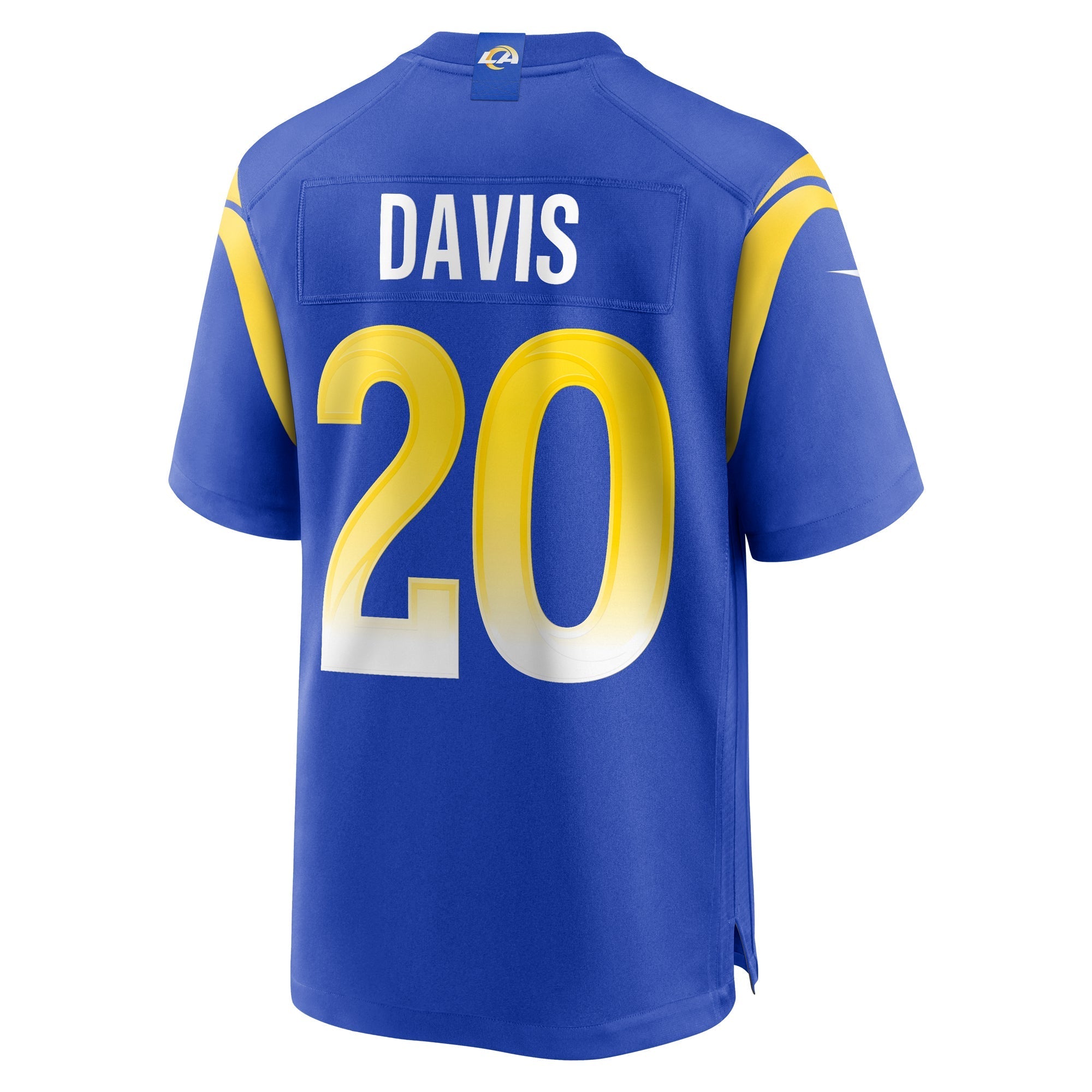 Men's Nike Tyon Davis Royal Los Angeles Rams Home Game Jersey - vstockx