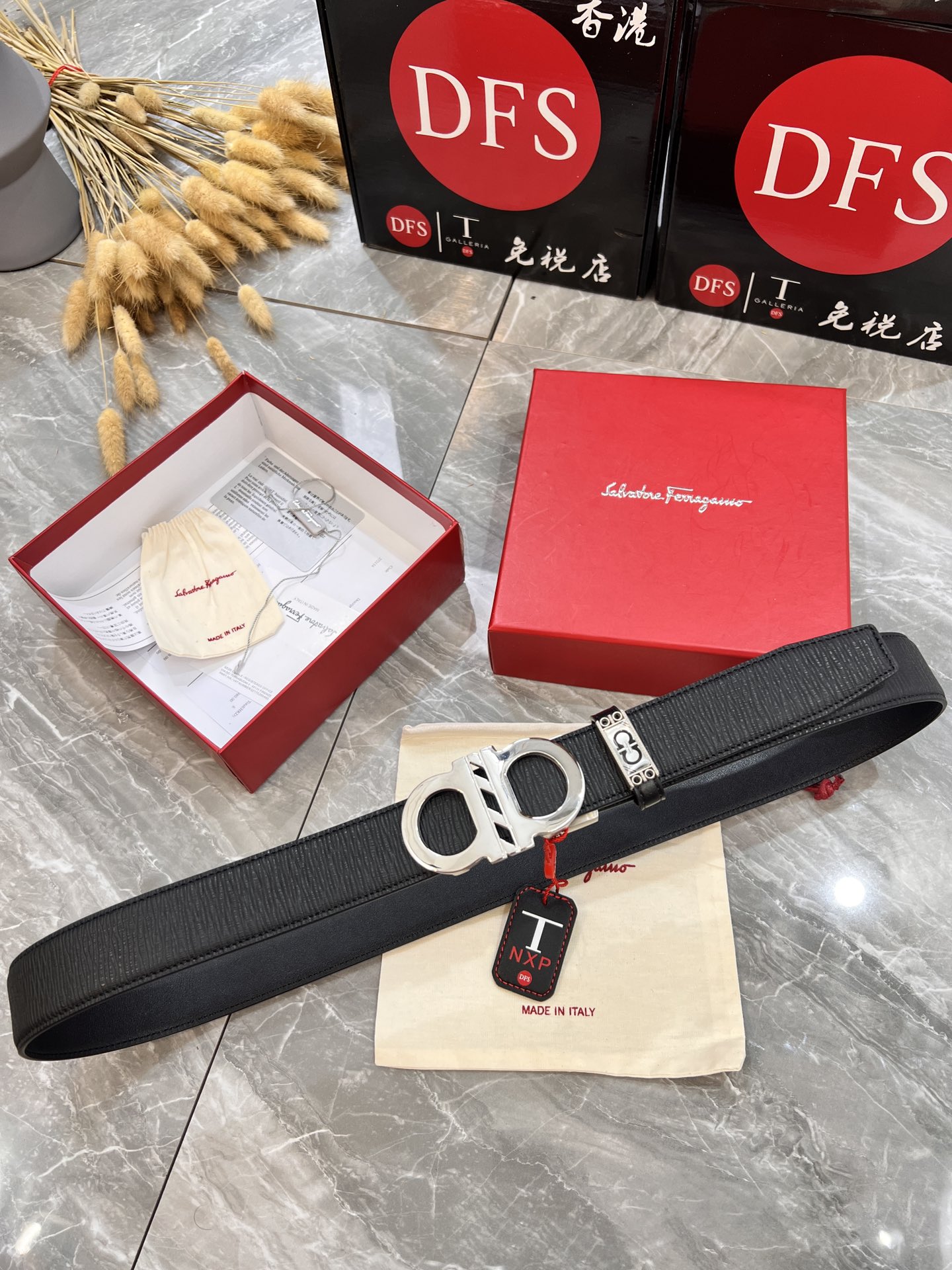 Streetwear Belt Ferragamo 319870 size:3.5cm - vstockx