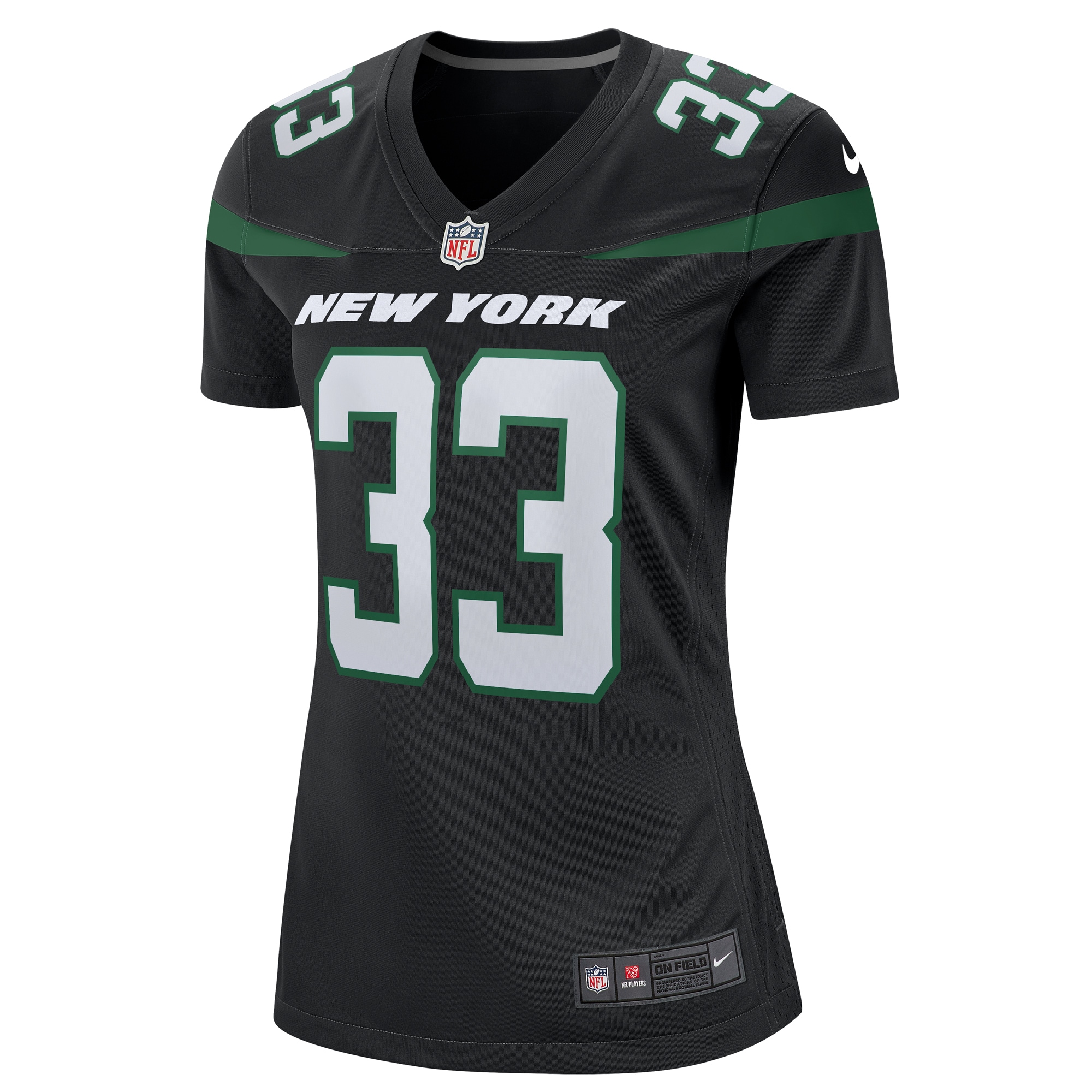 Dalvin Cook New York Jets Nike Women's Alternate Game Player Jersey - Stealth Black - vstockx