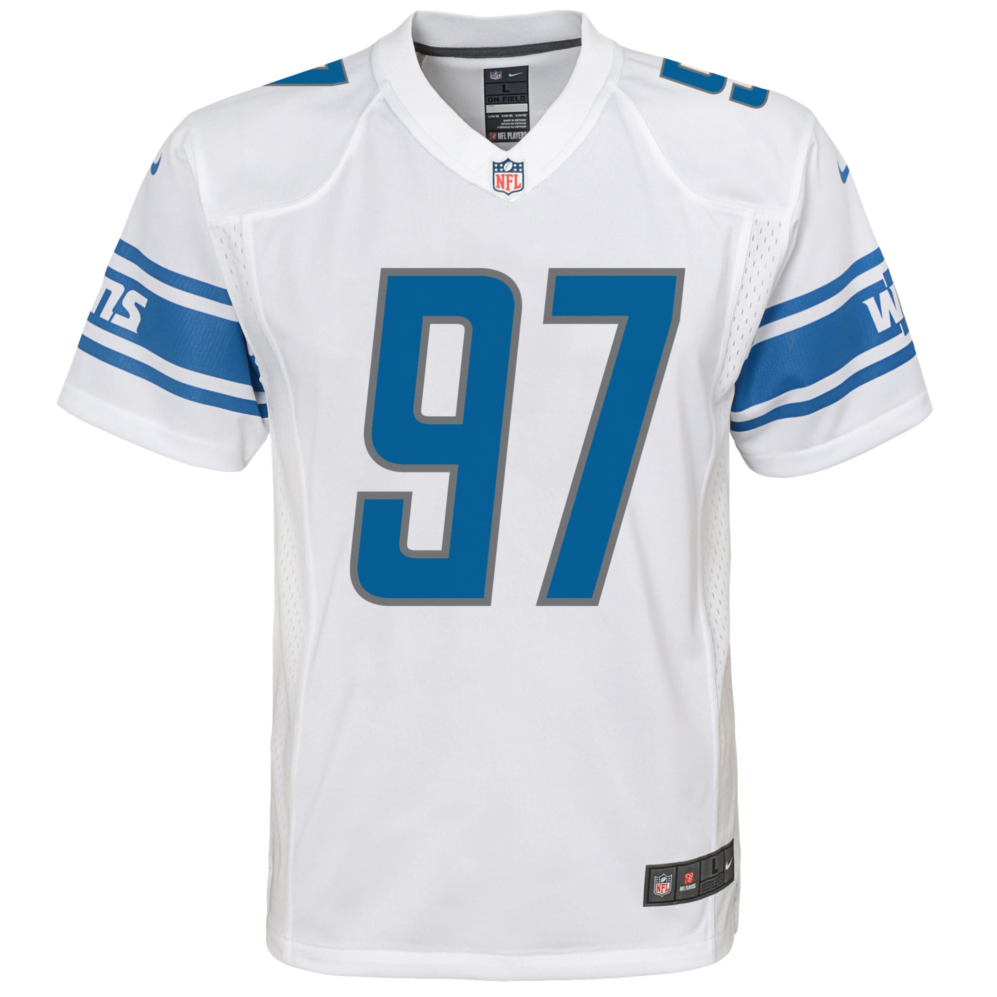 Aidan Hutchinson Detroit Lions Nike Youth Game Jersey - White - vstockx