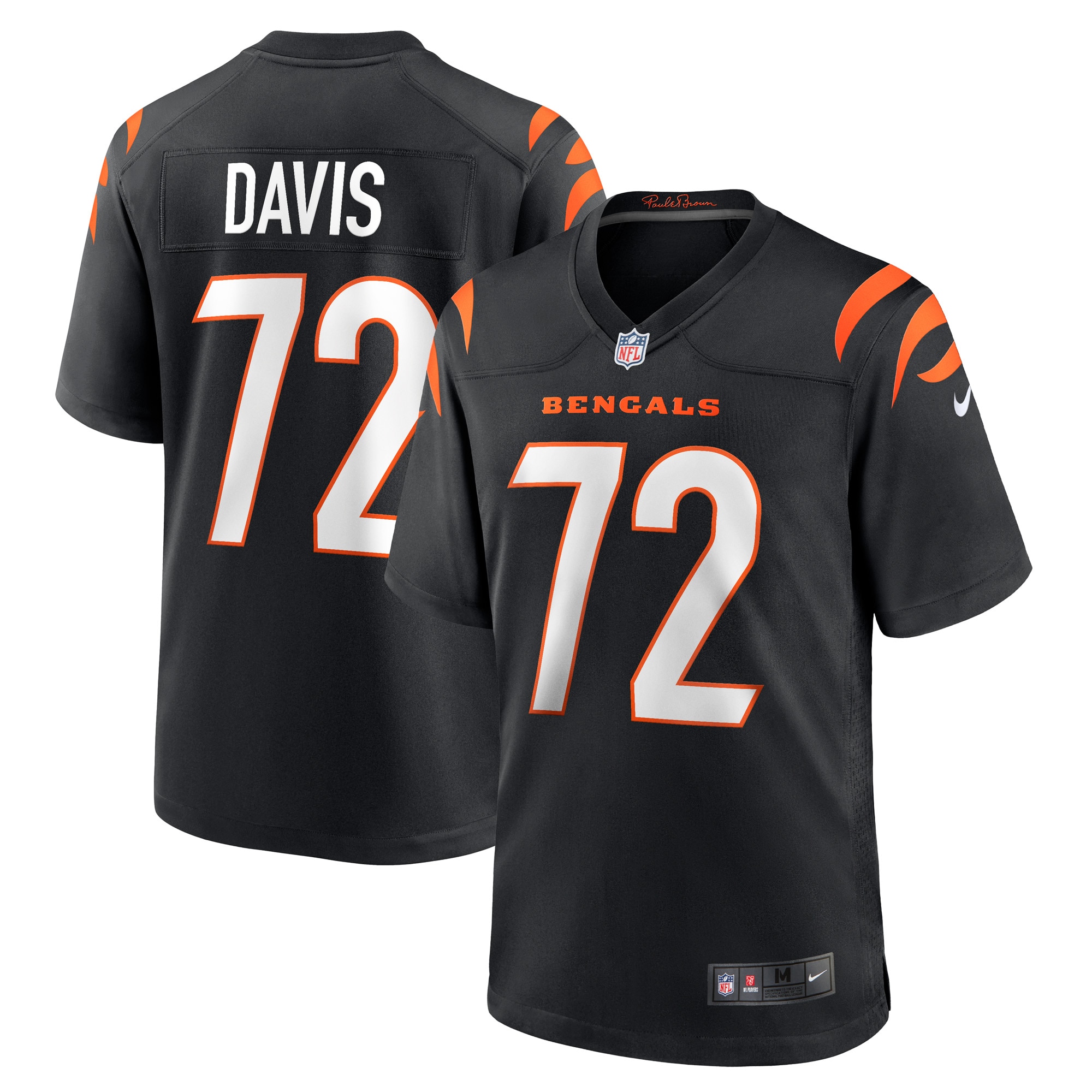 Domenique Davis Cincinnati Bengals Nike Game Player Jersey - Black - vstockx