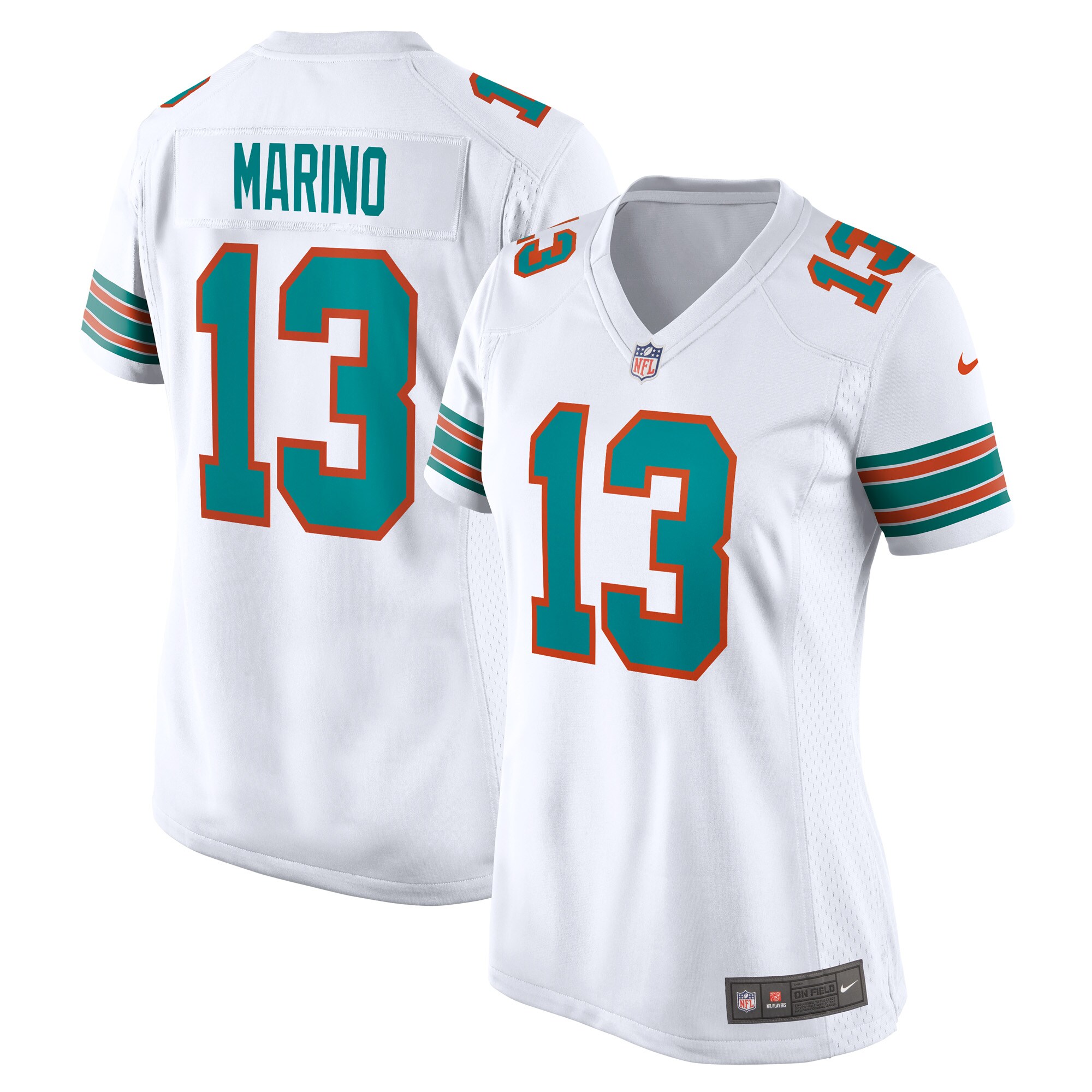 Dan Marino Miami Dolphins Nike Women's Retired Player Jersey - White - vstockx