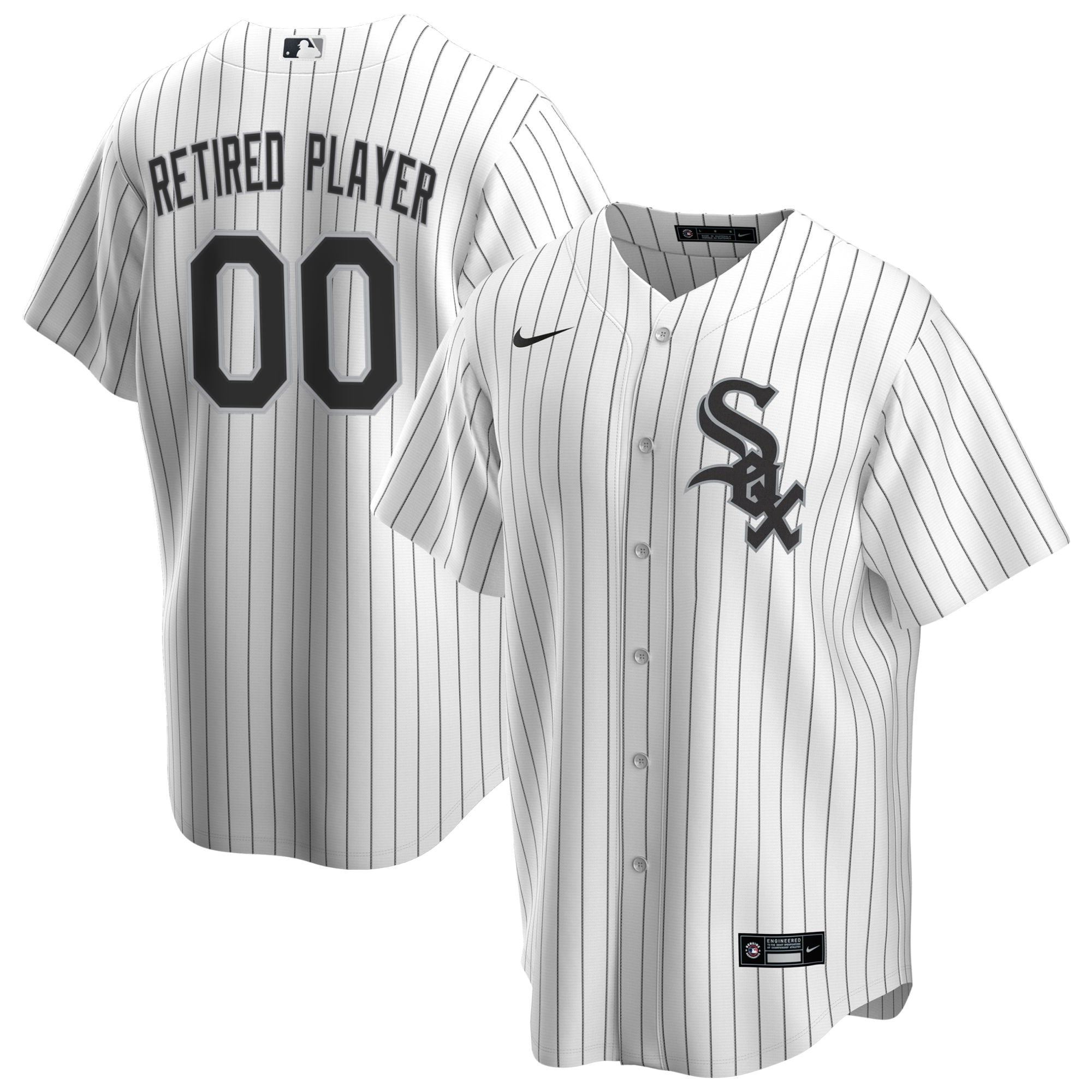 Chicago White Sox Nike Home Pick-A-Player Retired Roster Replica Jersey - White - vstockx